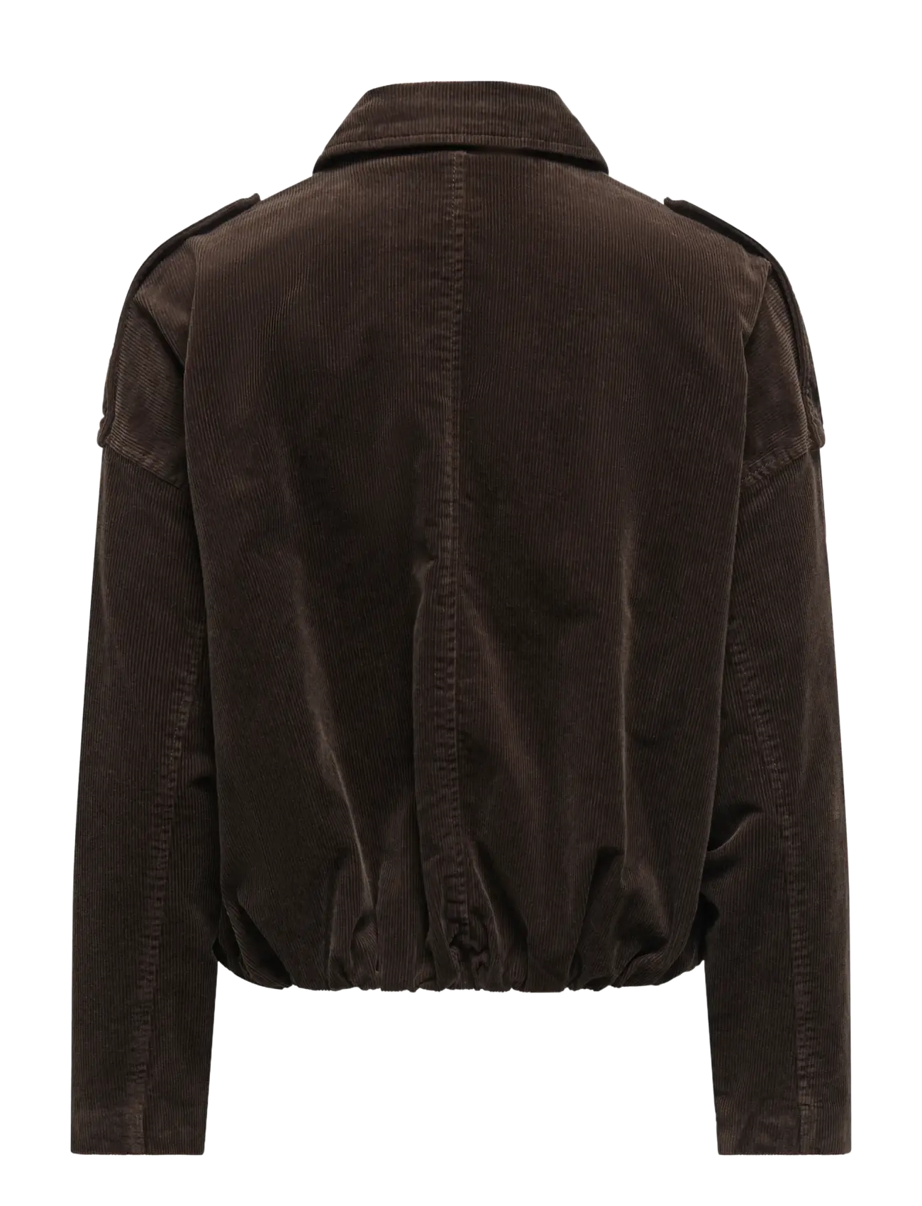 ONLY - ONLMOON-FLORA L/S CORD BOMBER JACKET PNT - bomber jackets - chocolate brown - 2