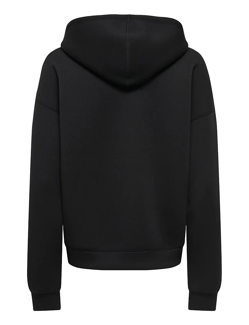 ONLY - ONLNAOMI L/S TWO-WAY ZIP HOODIE SWT NOOS - kapuzenpullover - black - 2
