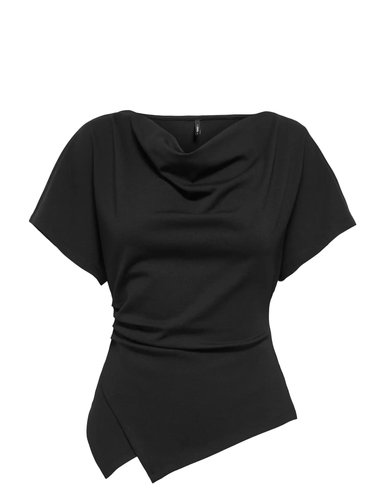 ONLY - ONLEMBER S/S WATERFALL TOP JRS - t-shirts - black - 1