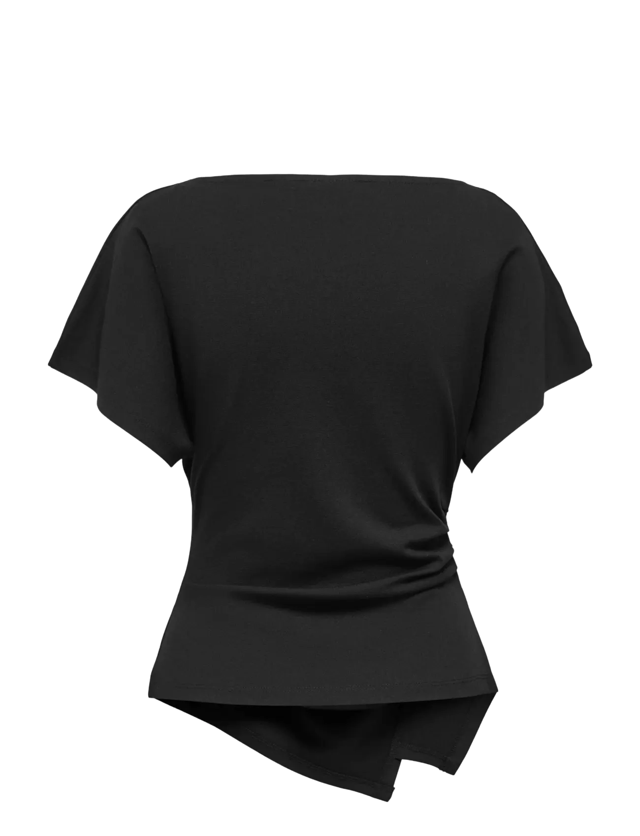 ONLY - ONLEMBER S/S WATERFALL TOP JRS - t-shirts - black - 2