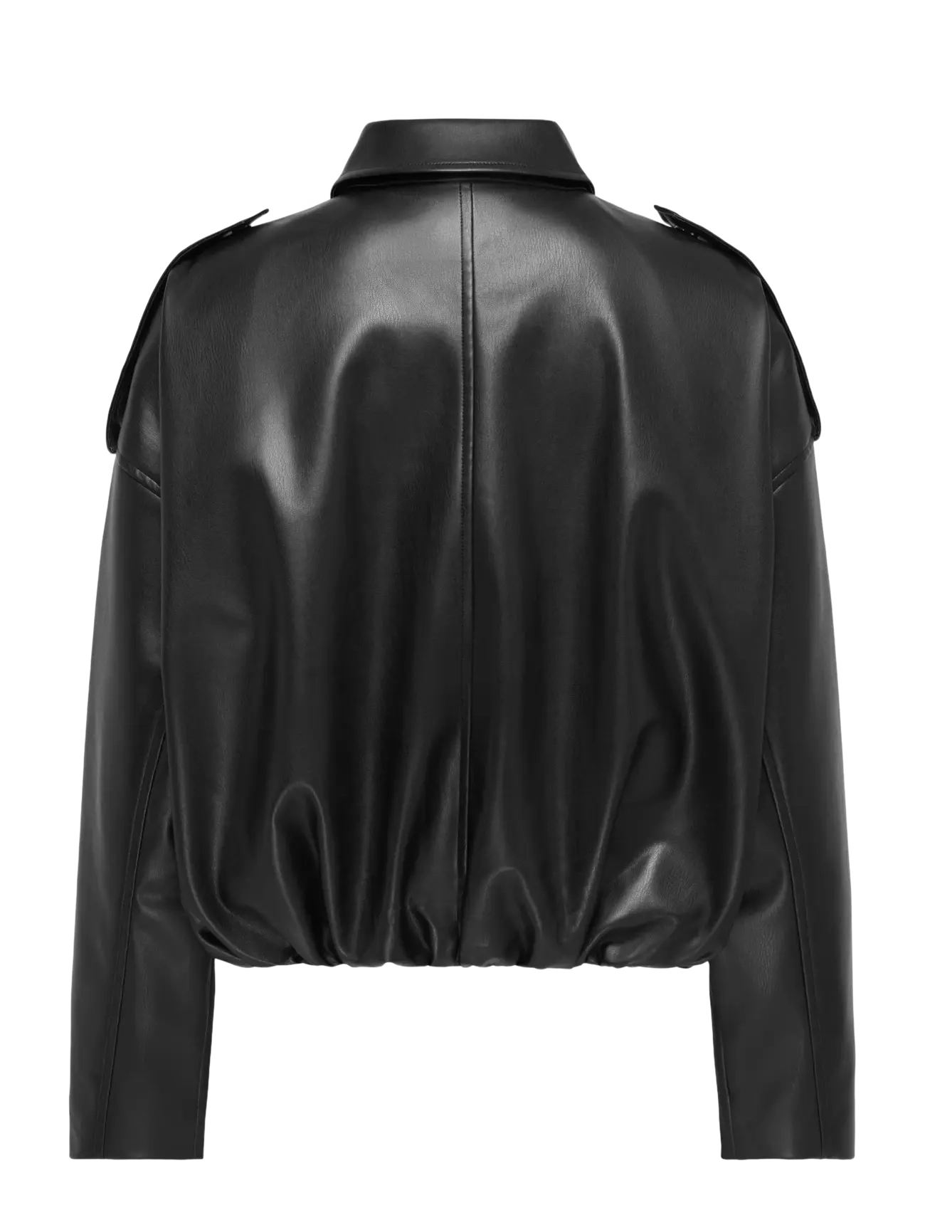 ONLY - ONLMOON-NELI L/S FAUX LEATHER BOMBER PNT - forårsjakker - black - 2