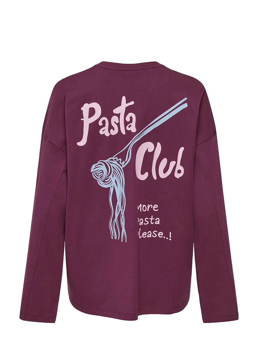 ONLY - ONLCELESTINE L/S PRINT TOP BOX JRS - långärmade toppar - fig - 1