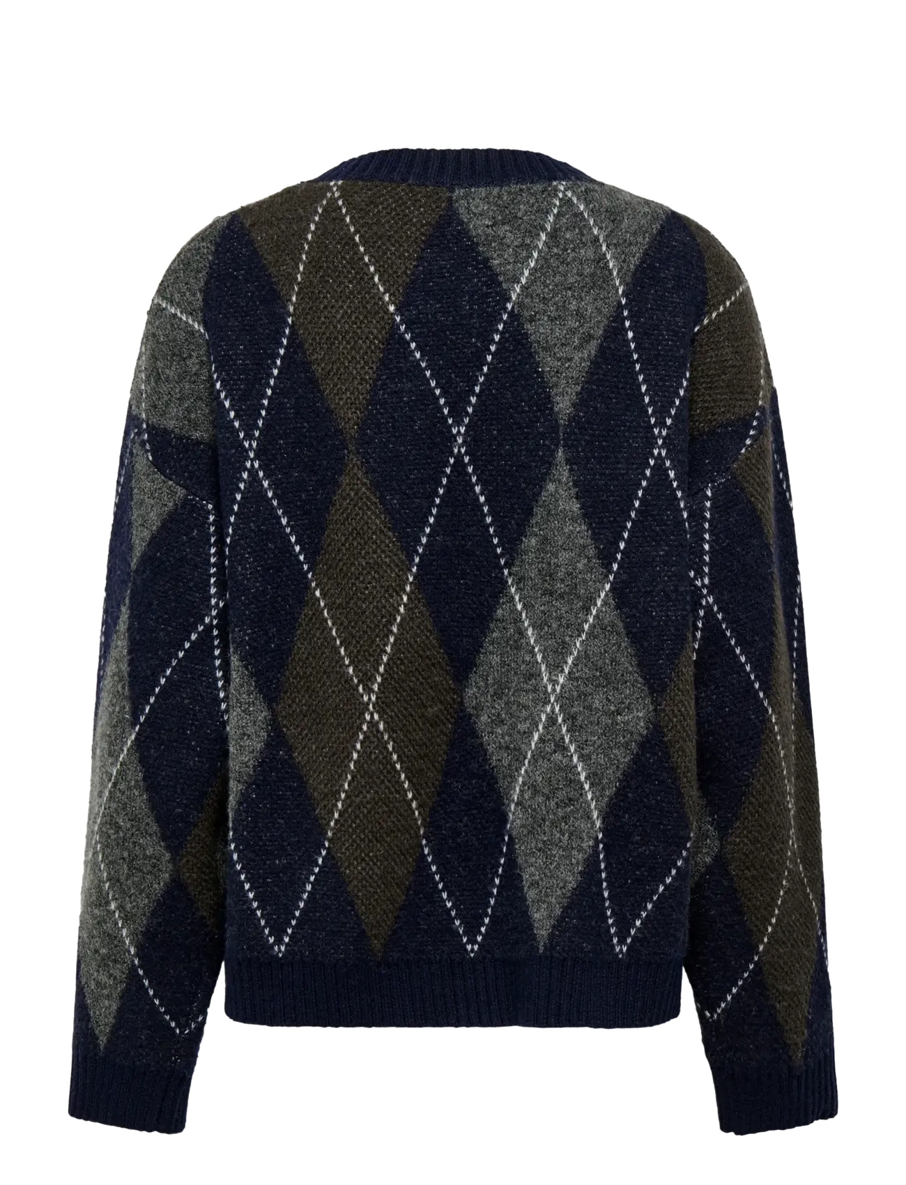 ONLY - ONLRHOMBUS ARGYLE PULLOVER KNT NOOS - night sky - 2