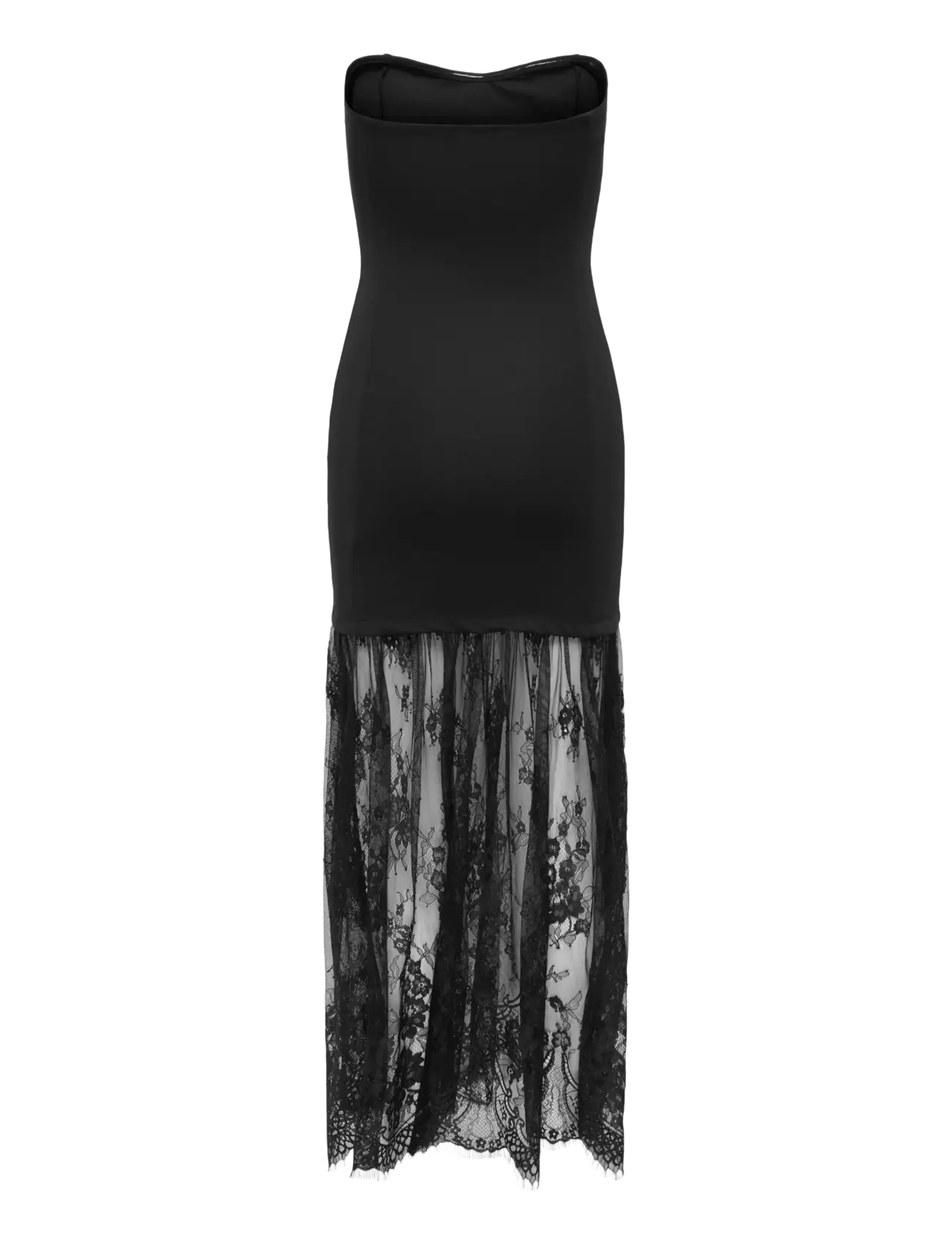 ONLY - ONLMAPLE S/L TUBE DRESS BOX JRS - blondekjoler - black - 1