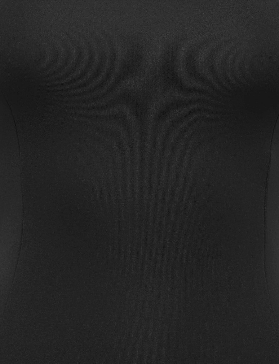 ONLY - ONLMAPLE S/L TUBE DRESS BOX JRS - blondekjoler - black - 2