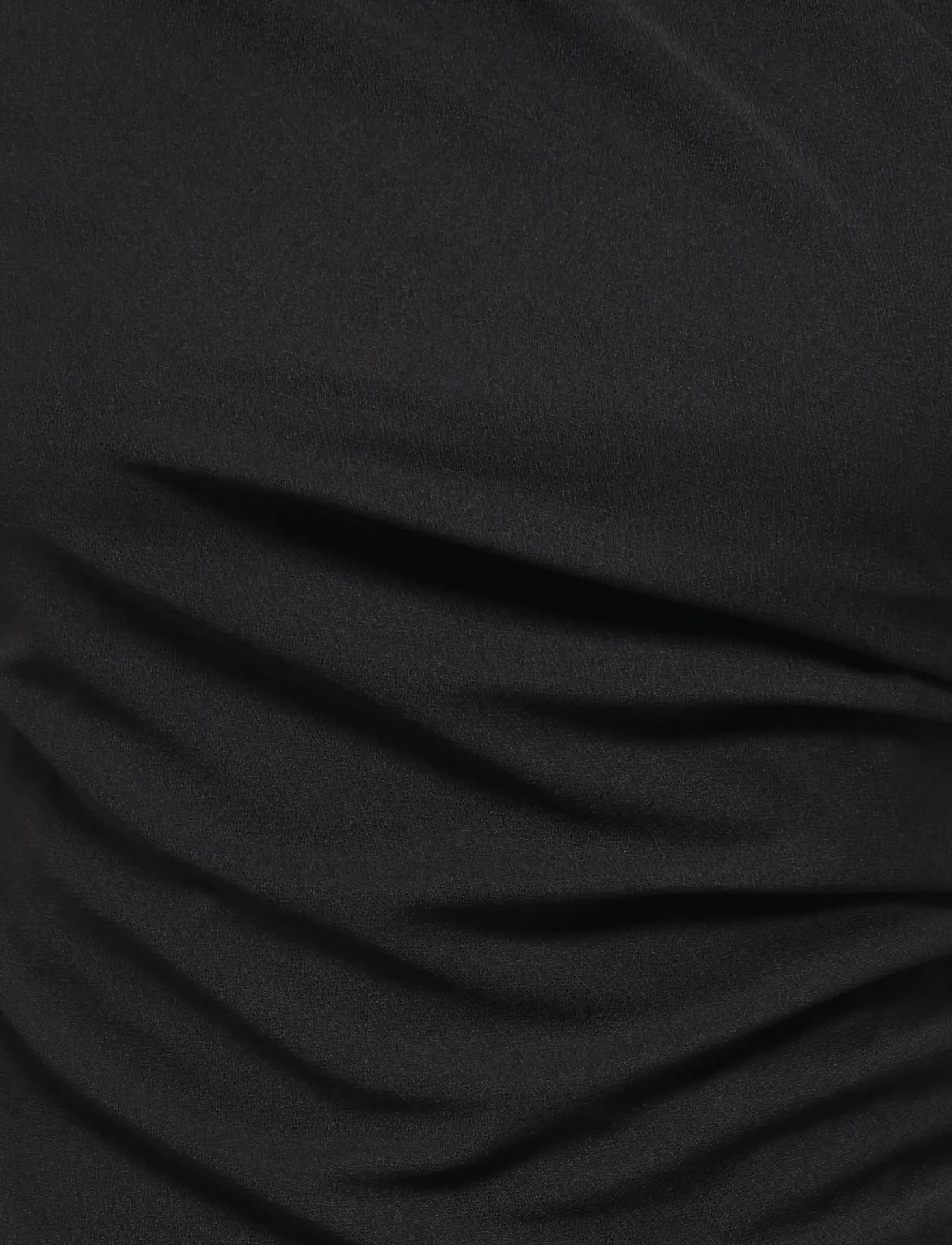 ONLY - ONLAMBER S/L RUCHING MIDI DRESS CS JRS - black - 2