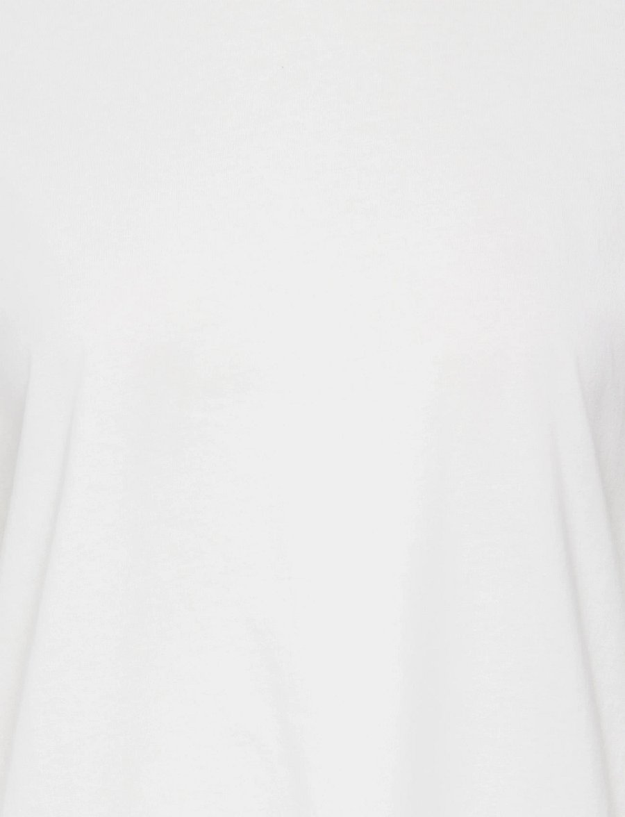 ONLY - ONLVIVVI L/S LACE BOTTOM JRS NOOS - langärmlige tops - cloud dancer - 2