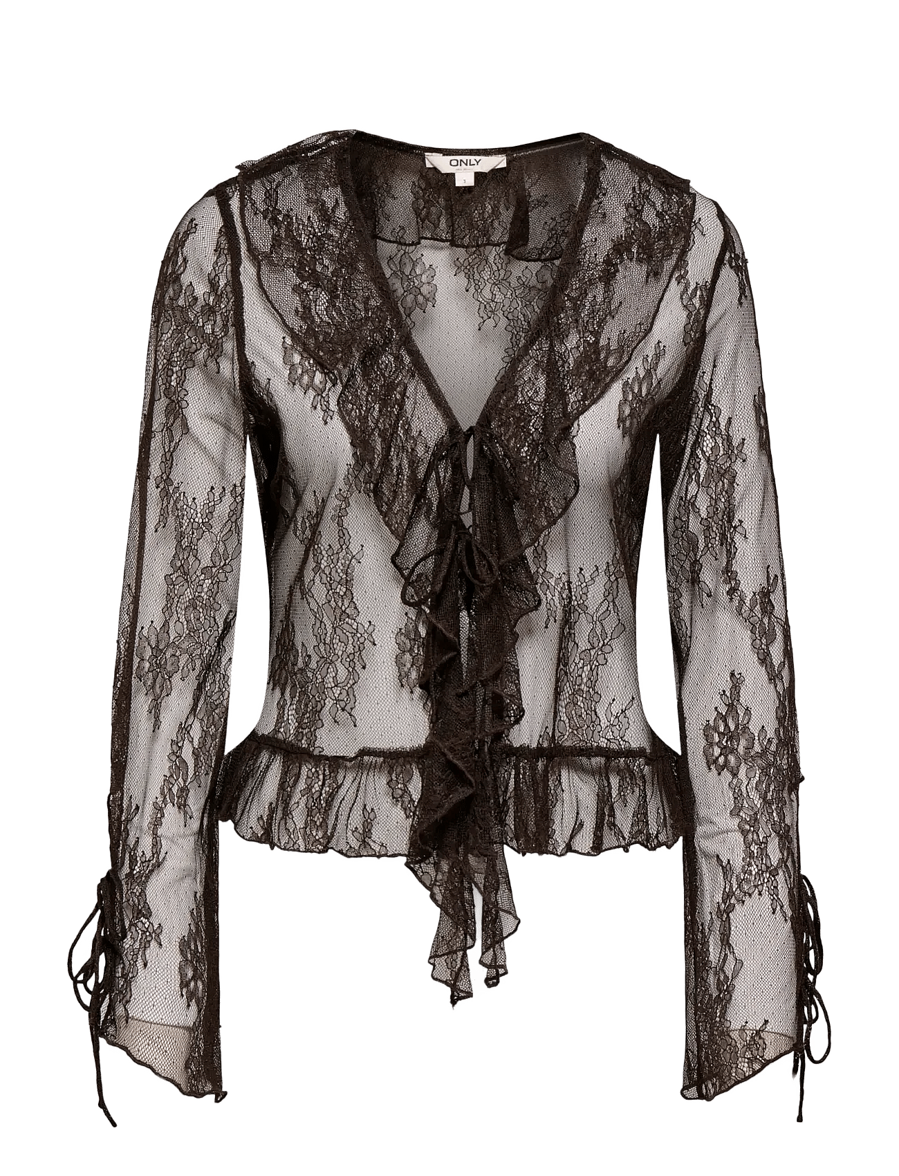 ONLY | Onlcalibea L/S Ruffle Top Wvn Ex | S