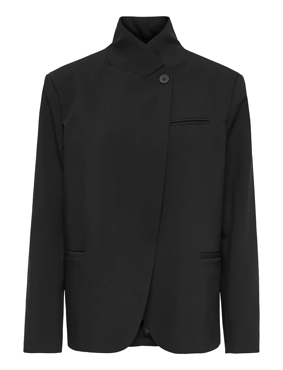 ONLY - ONLRAVEN L/S HIGHNECK BLAZER TLR - black - 1