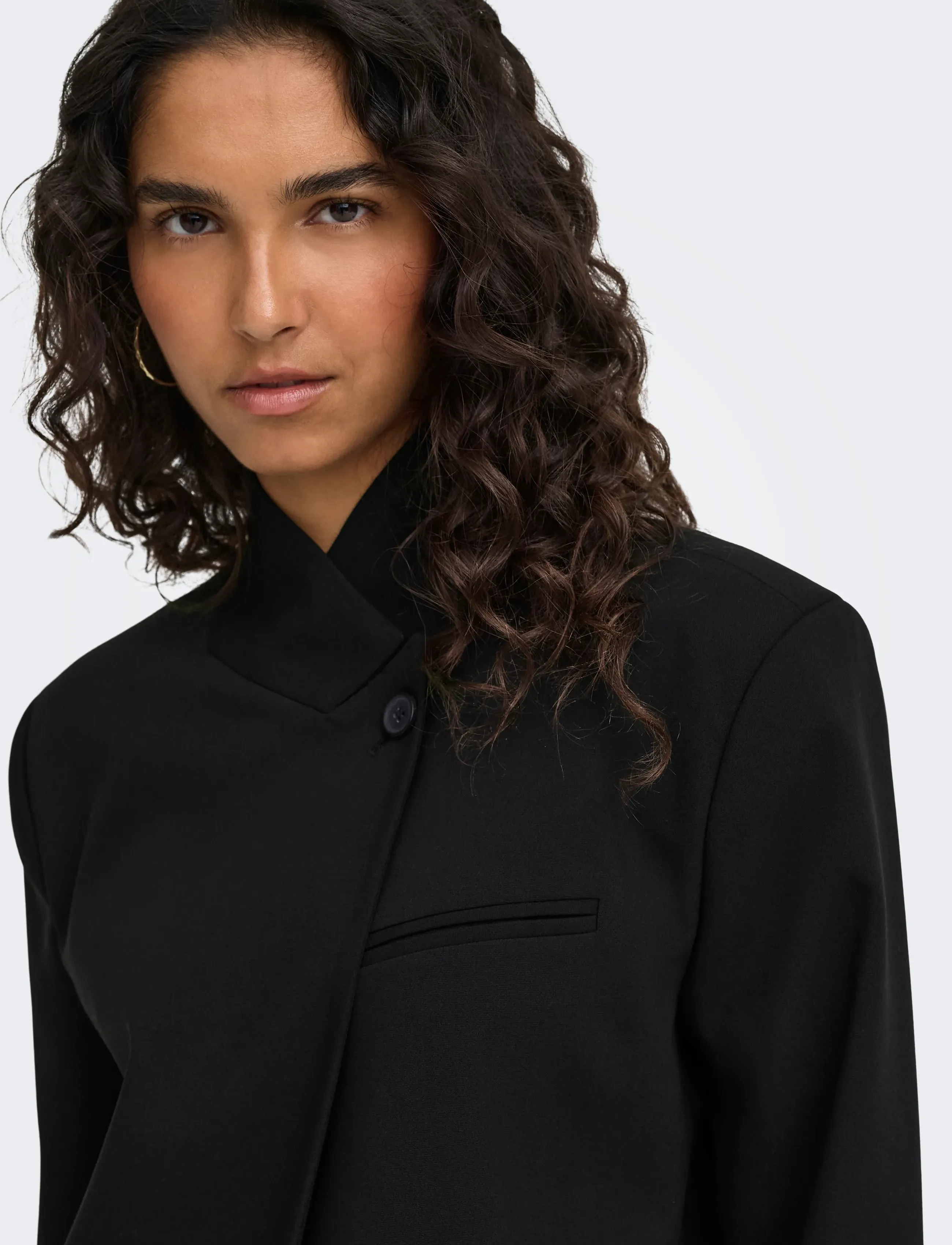 ONLY - ONLRAVEN L/S HIGHNECK BLAZER TLR - black - 5