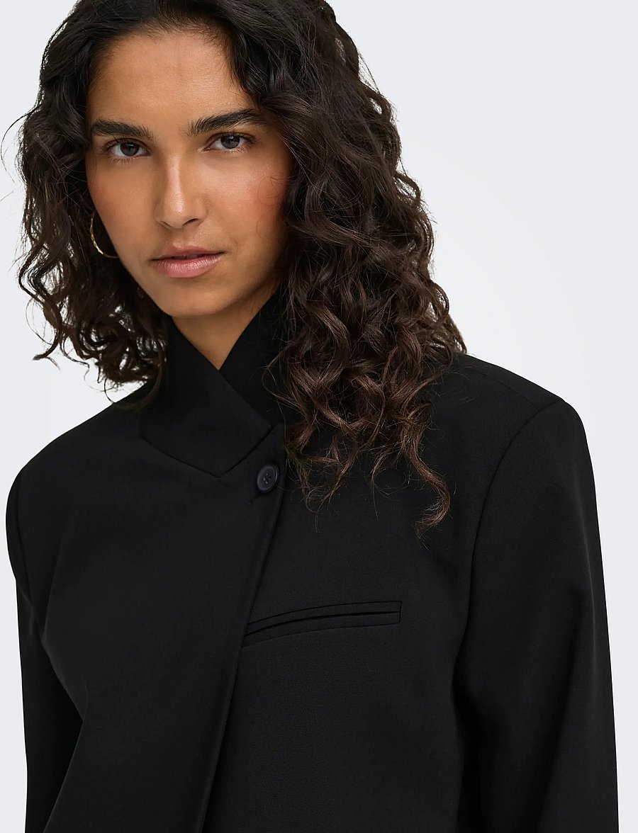 ONLY - ONLRAVEN L/S HIGHNECK BLAZER TLR - black - 5