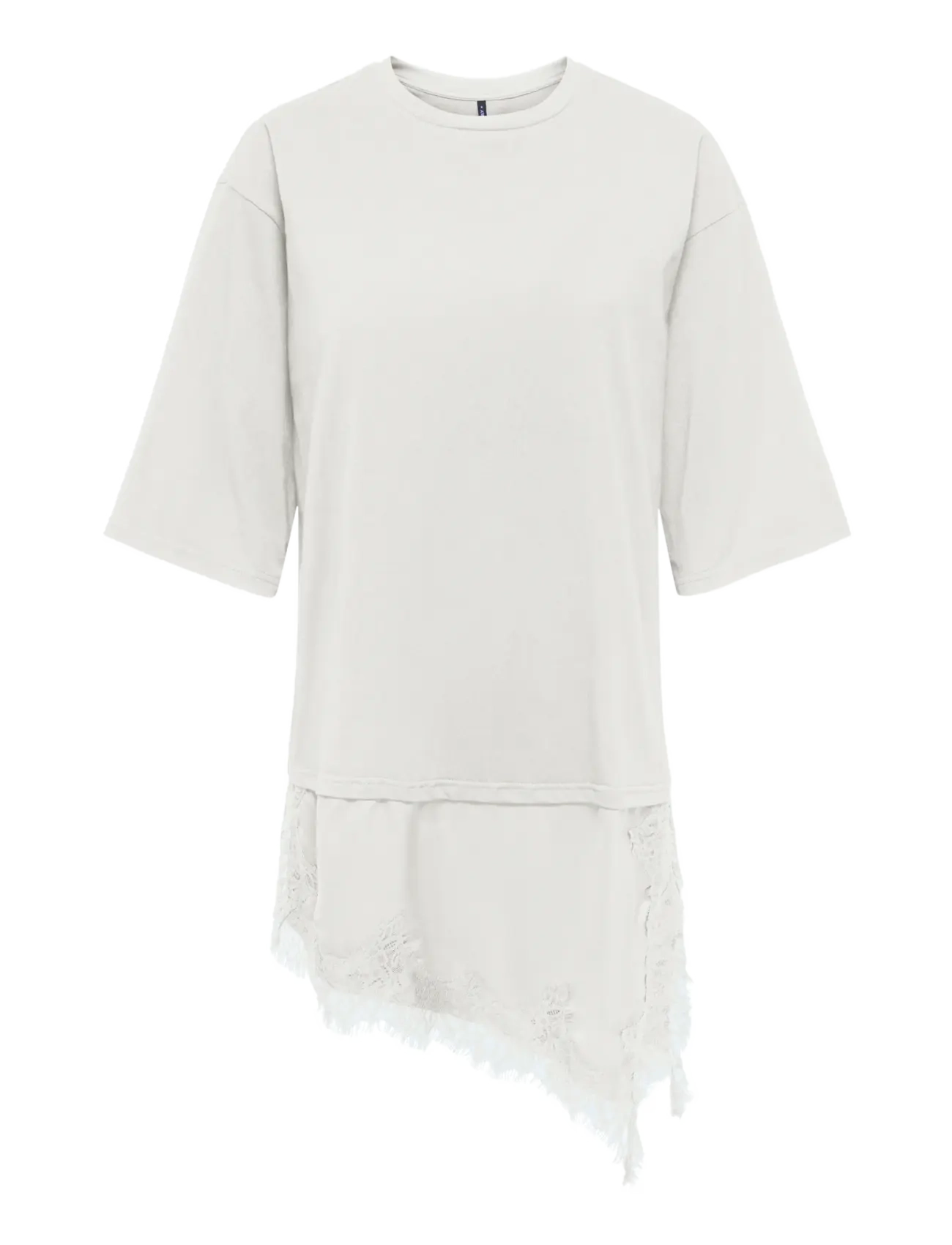 ONLY Onlmadelyn S/S Lace Top Jrs, M, T-shirts & Oberteile, Creme - Short-sleeved, Frauen