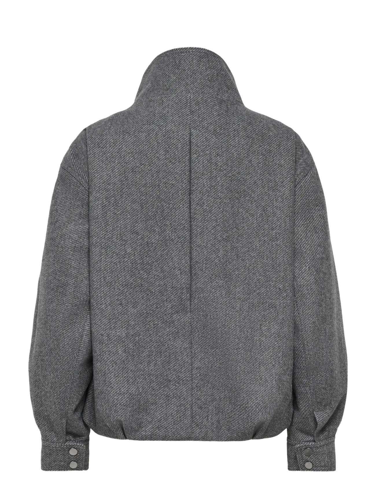 ONLY - ONLASTA HIGH COLLAR BOMBER JACKET OTW - leichte jacken - dark grey melange - 2