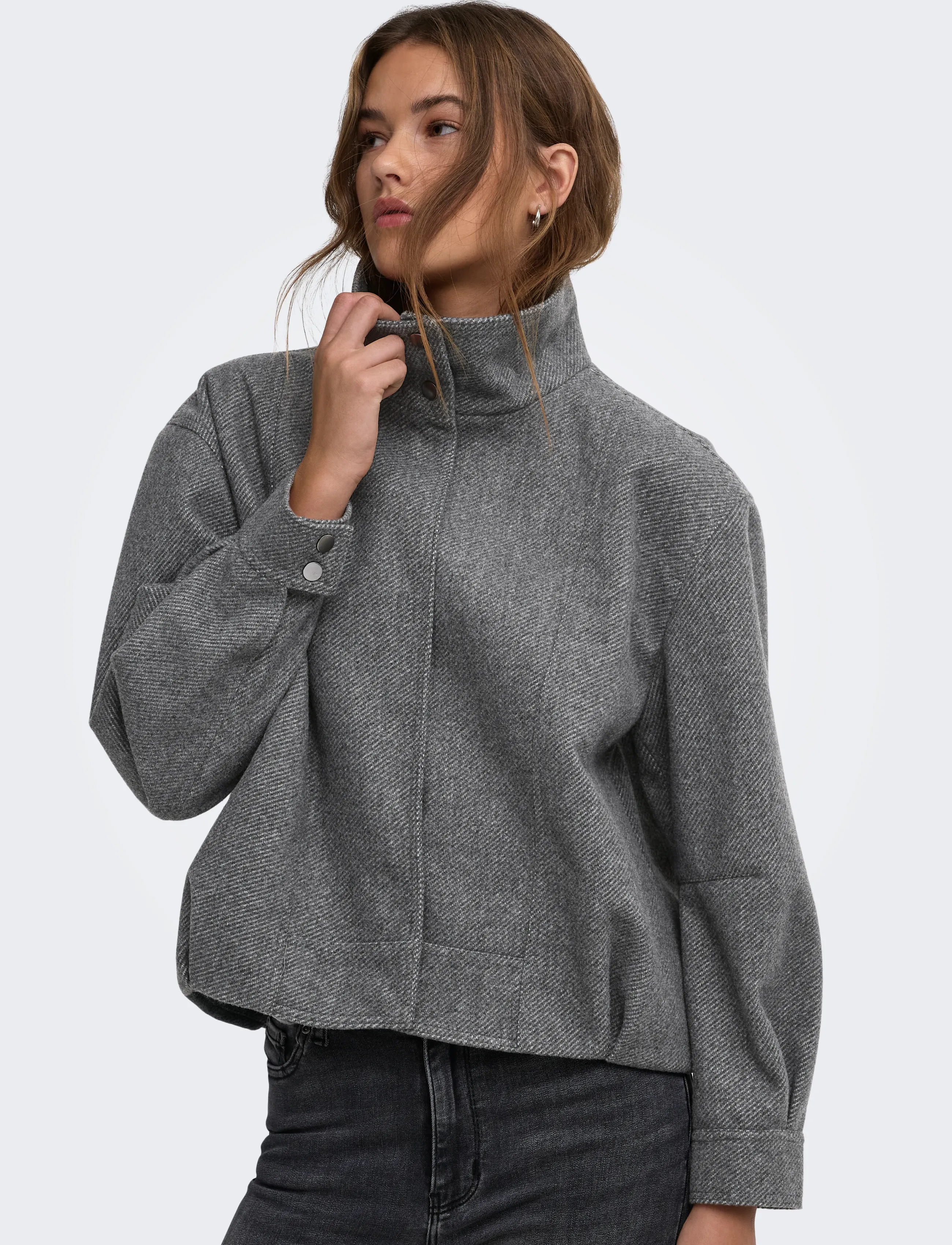 ONLY Onlasta High Collar Bomber Jacket Otw jackor dam – bild 6