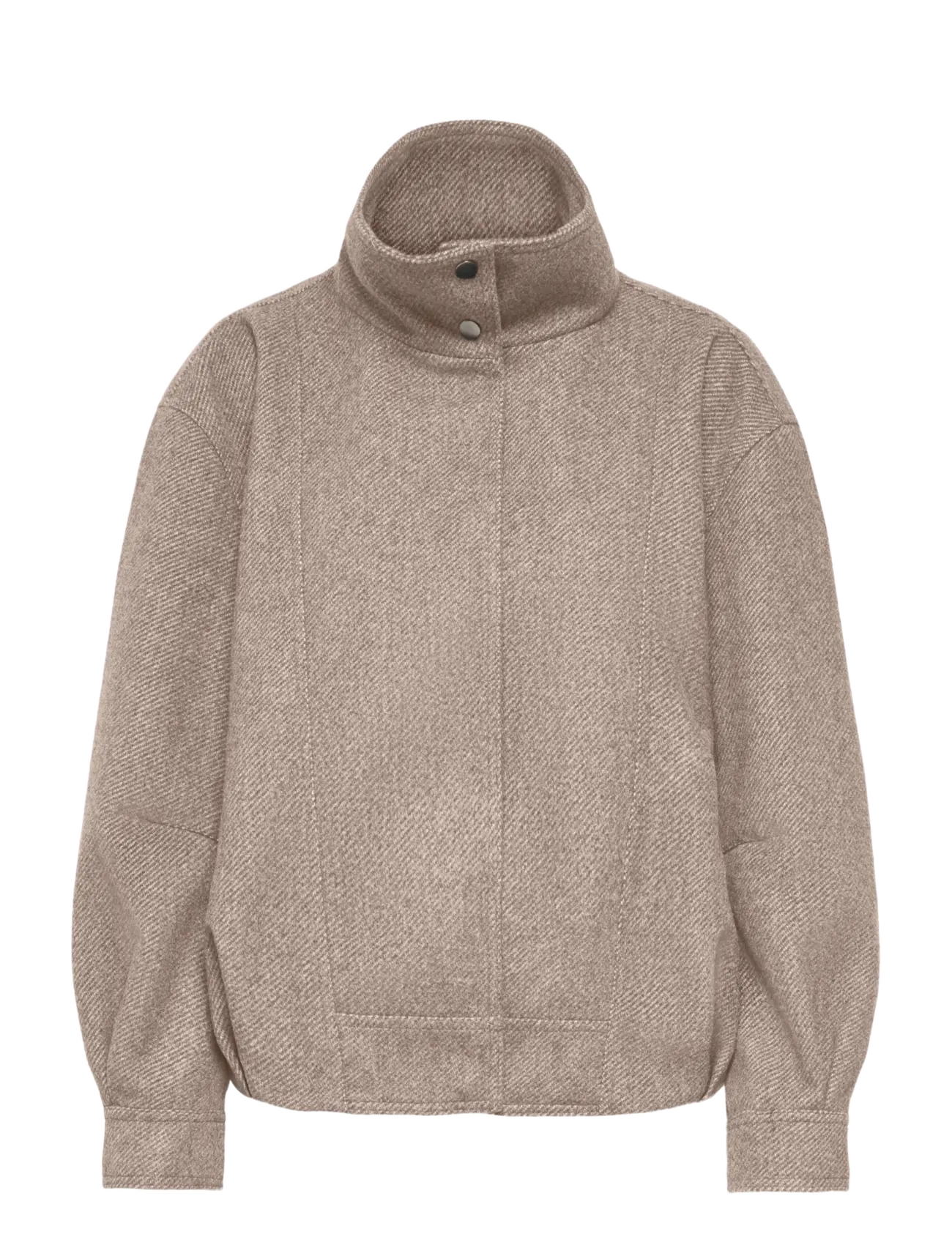 ONLY - ONLASTA HIGH COLLAR BOMBER JACKET OTW - simply taupe - 1