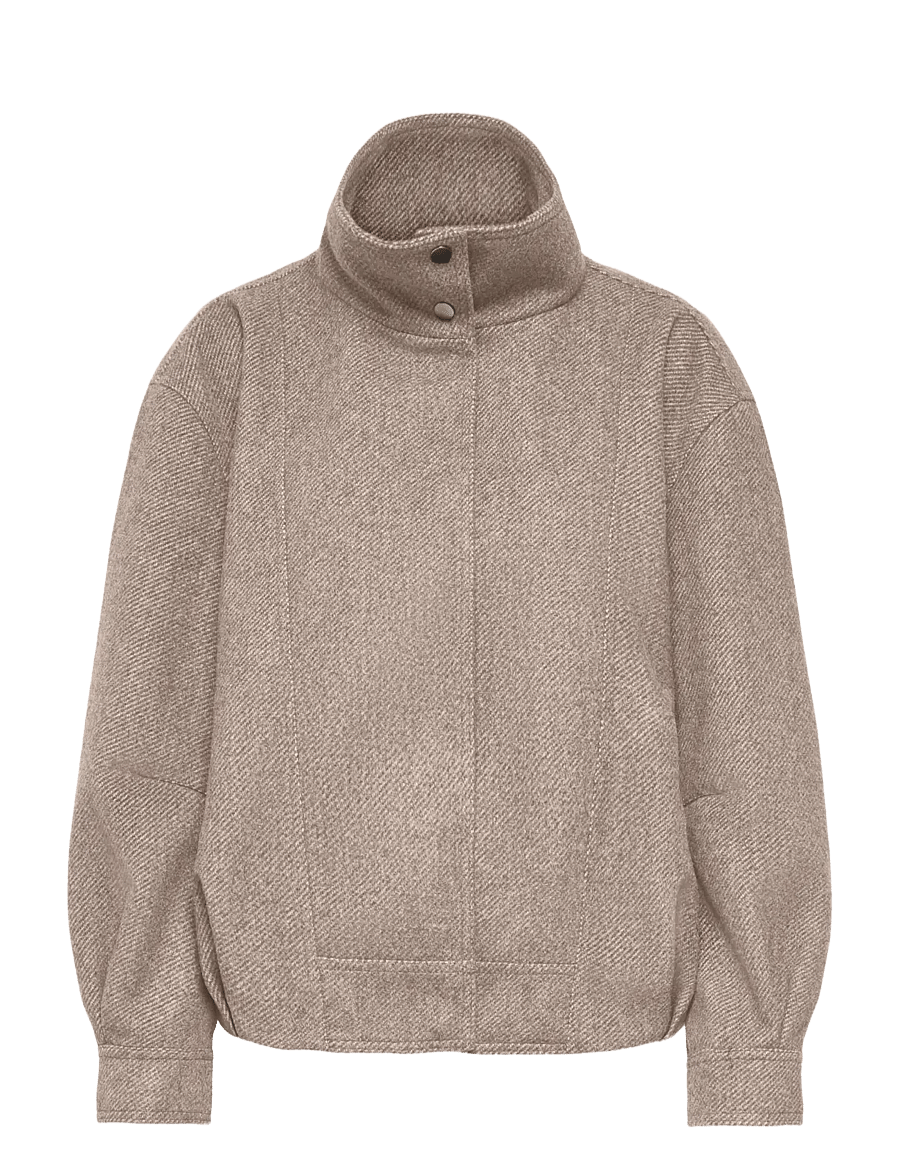 ONLY - ONLASTA HIGH COLLAR BOMBER JACKET OTW - simply taupe - 1