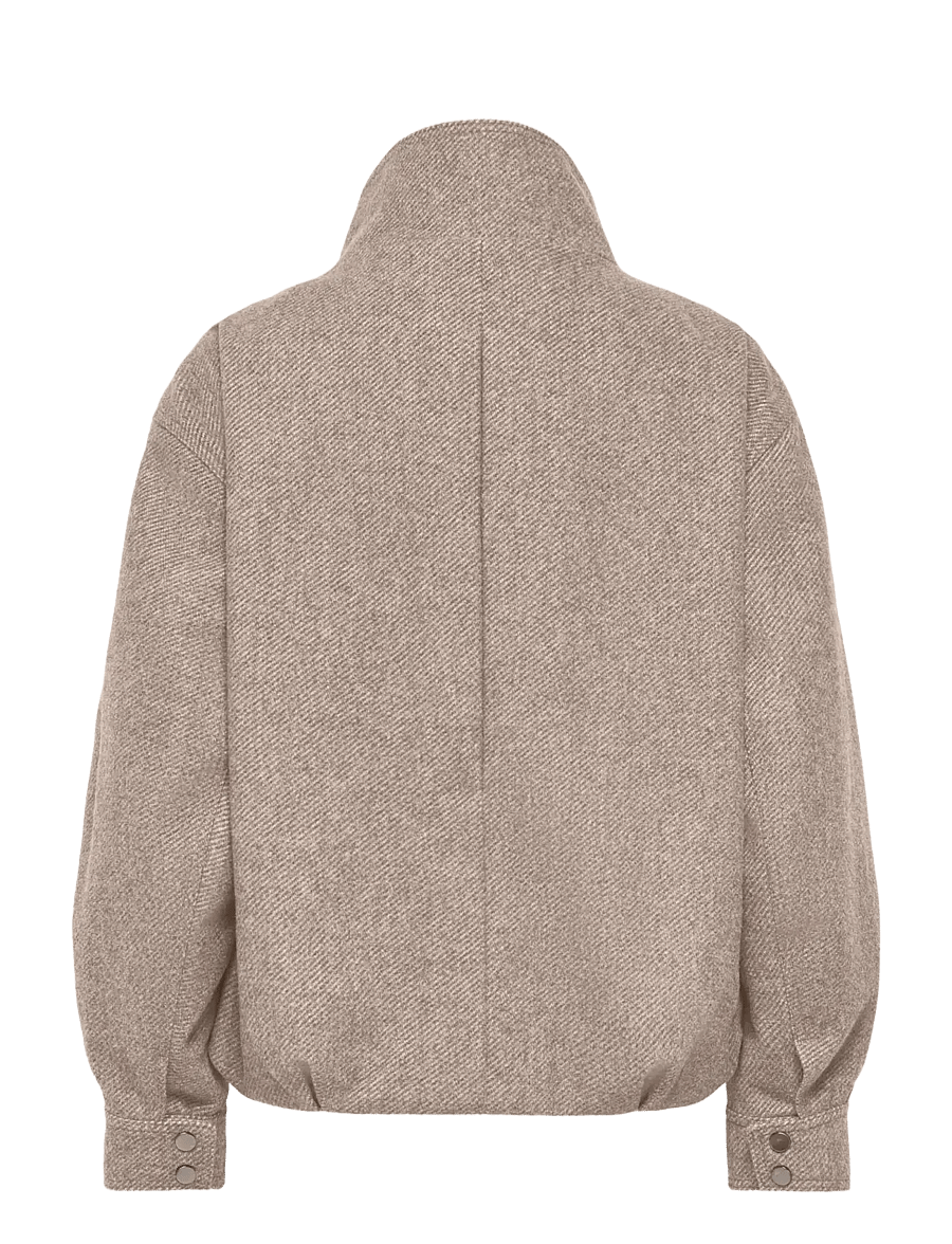 ONLY - ONLASTA HIGH COLLAR BOMBER JACKET OTW - simply taupe - 2