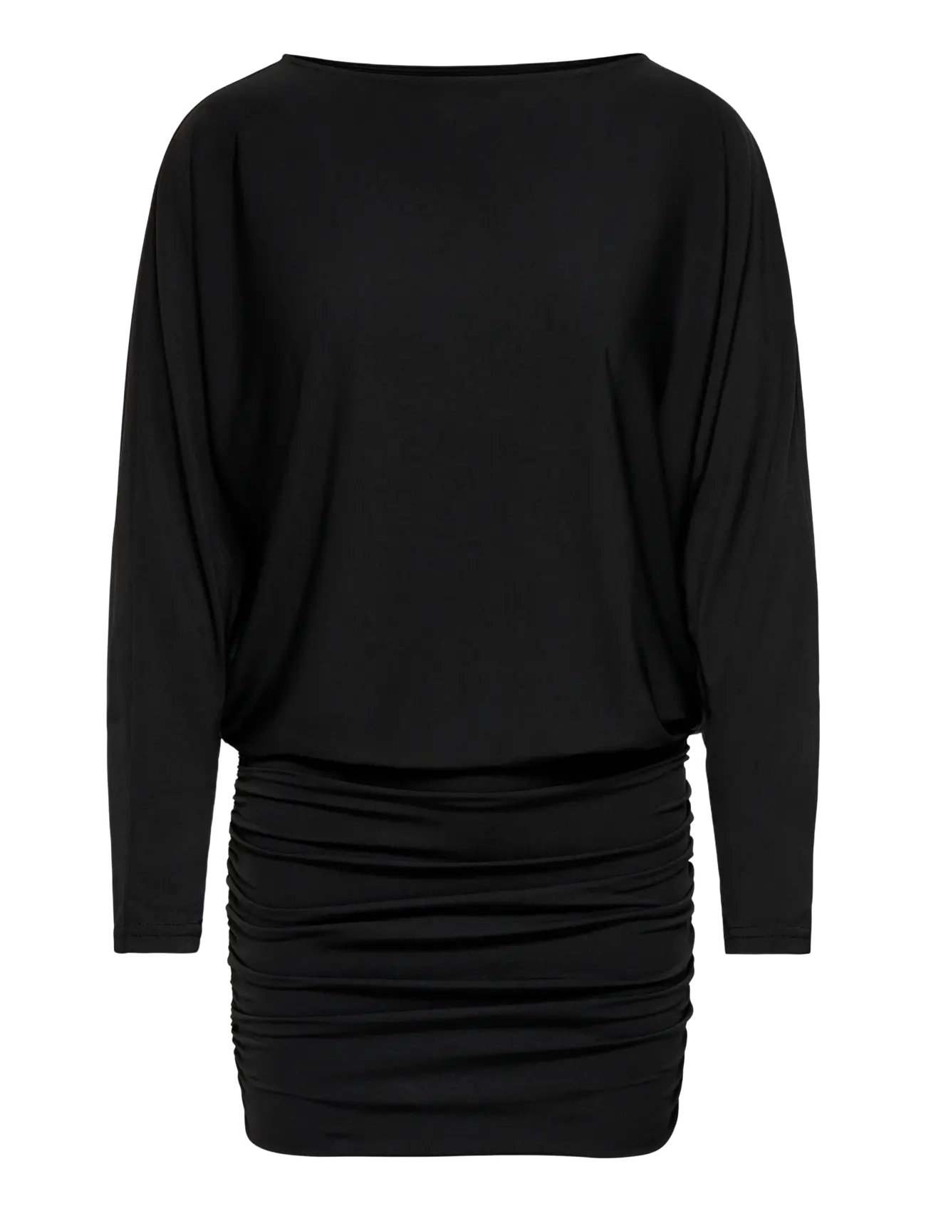 ONLY - ONLARIA L/S BAT DRESS JRS - korta klänningar - black - 1