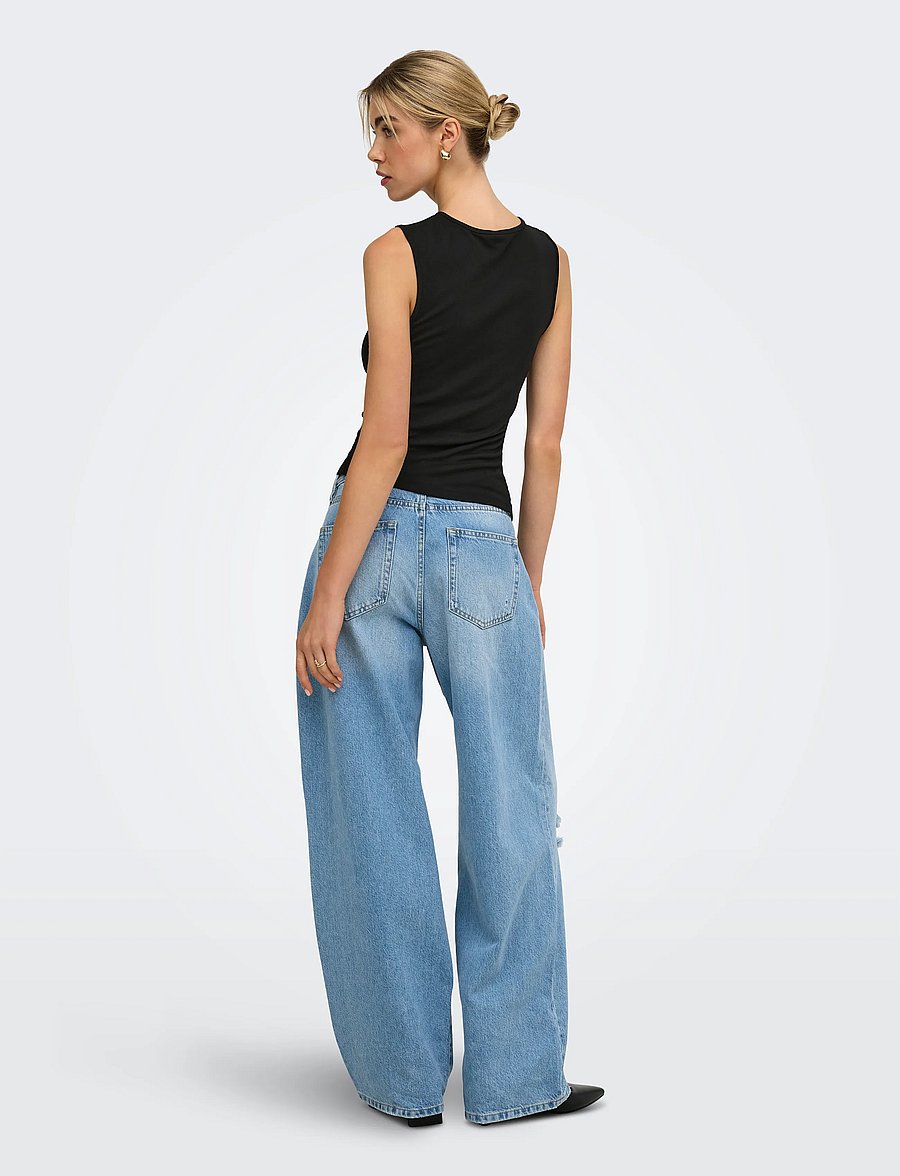 ONLY - ONLHAZE S/L BUCKLE TOP JRS - Ärmellose tops - black - 3