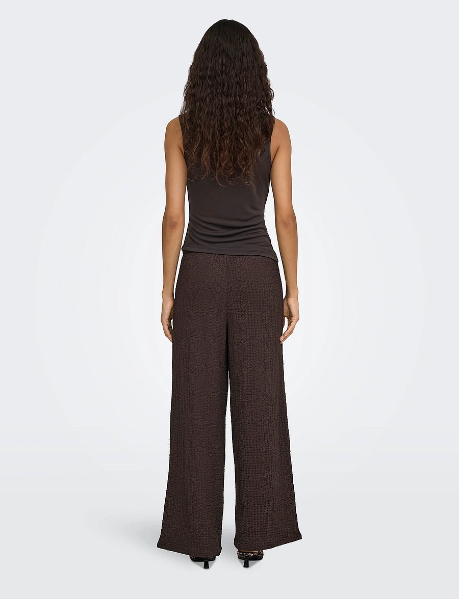 ONLY - ONLHAZE S/L BUCKLE TOP JRS - Ärmellose tops - chocolate torte - 3