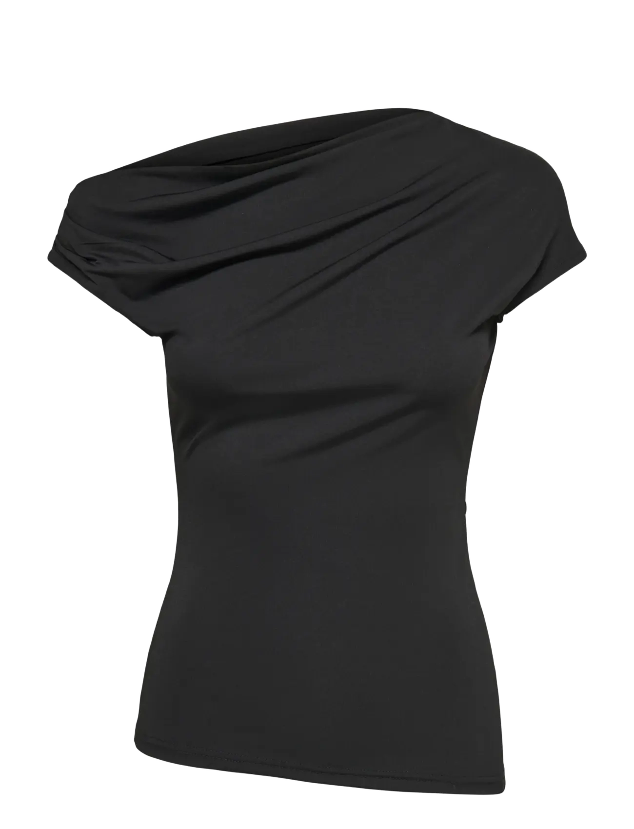 ONLY ONLARIA S/L ASSYMETRIC TOP JRS - Only - BLACK / black