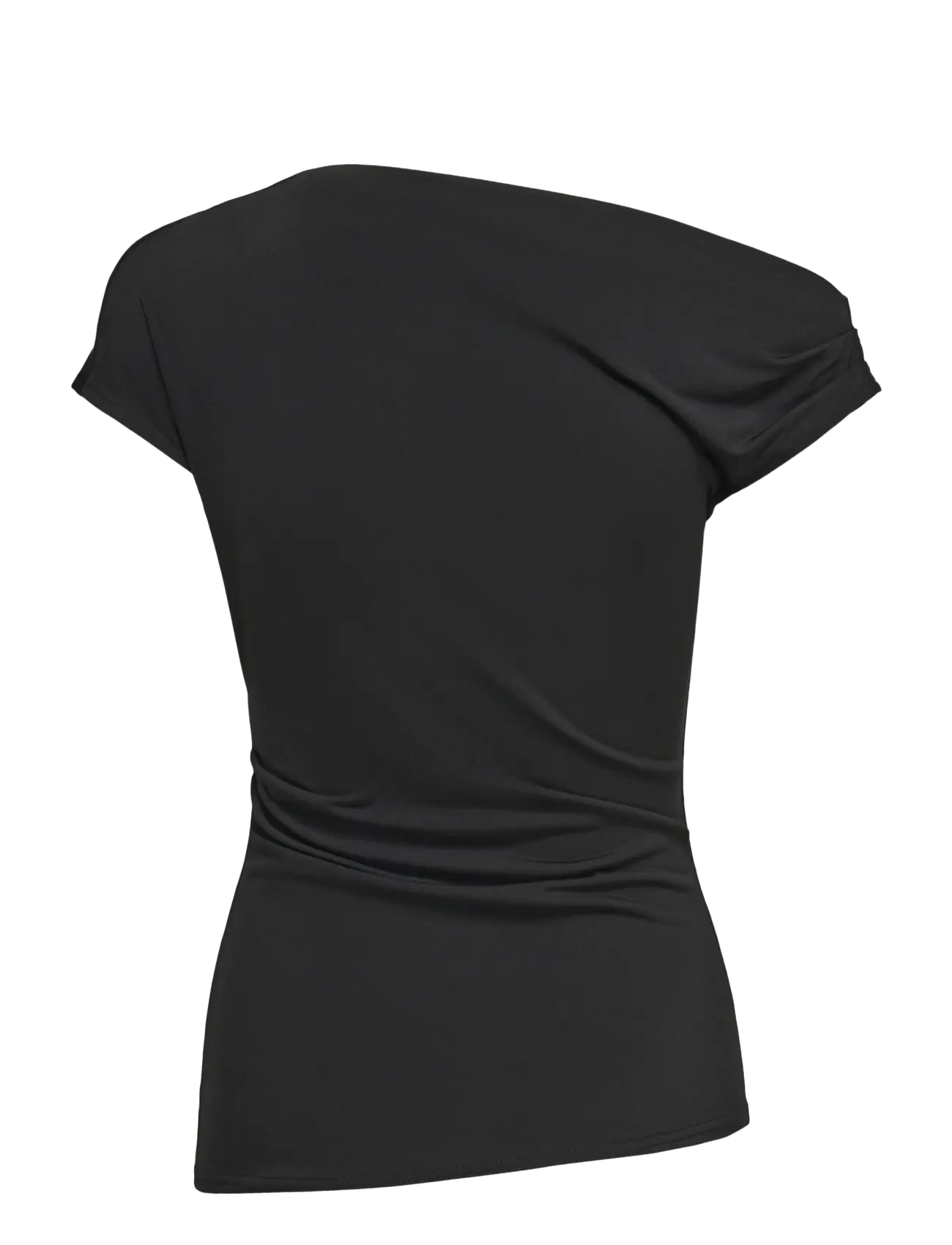 ONLY - ONLARIA S/L ASSYMETRIC TOP JRS - t-shirts - black - 2
