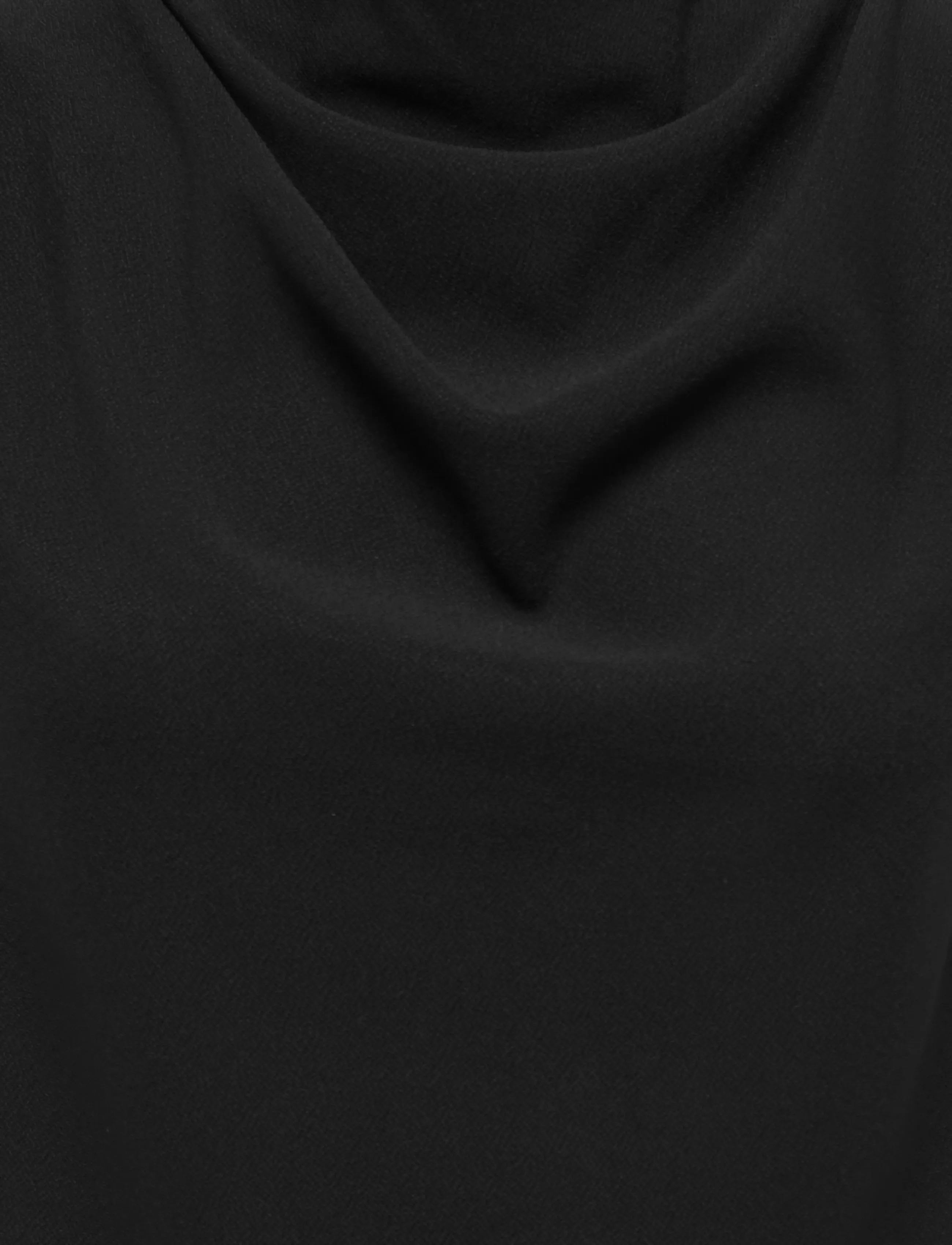 ONLY - ONLSHAKIA S/L WATERFALL TOP WVN - tanktops - black - 2