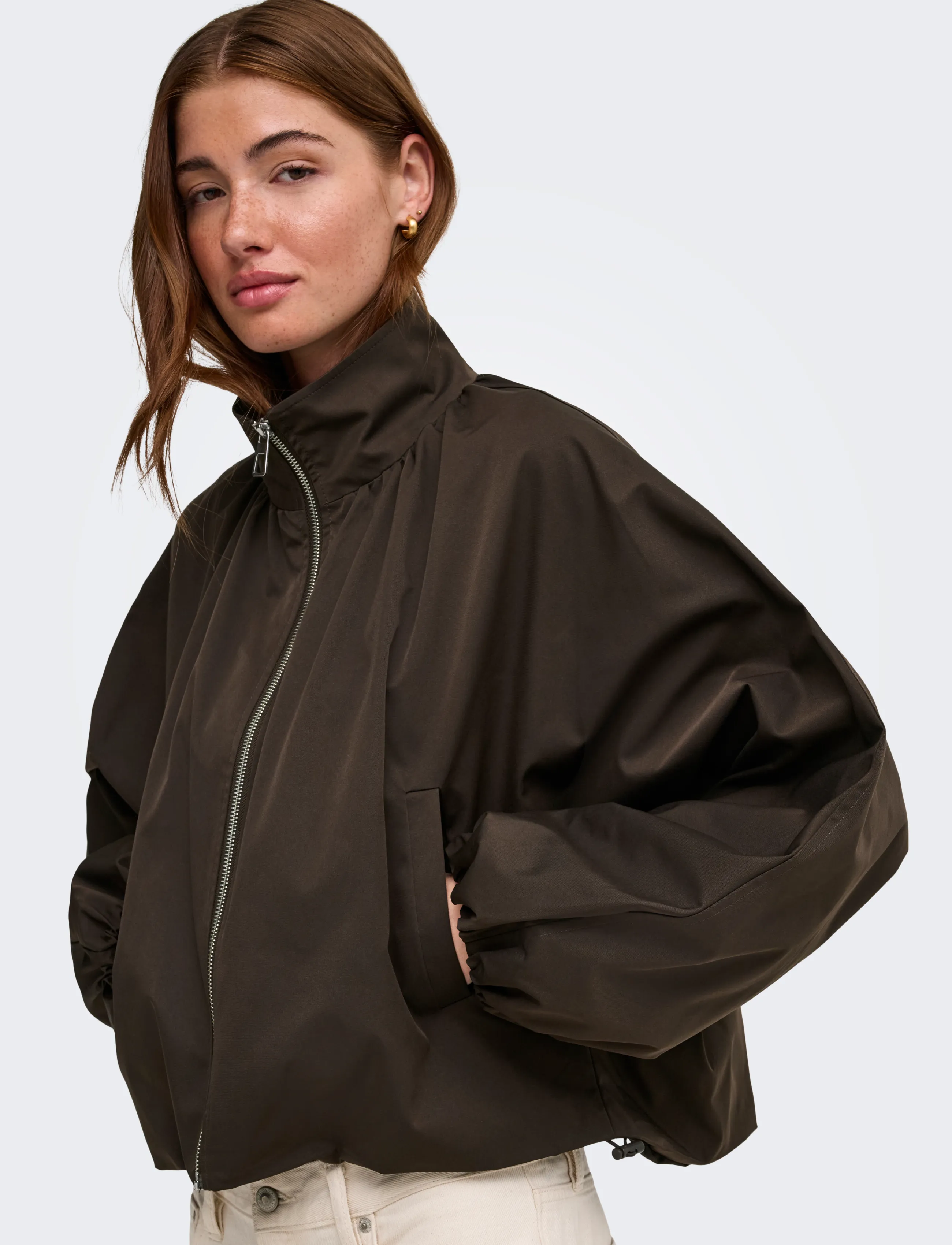 ONLY - ONLBINALO BALLON JACKET OTW - demitasse - 5