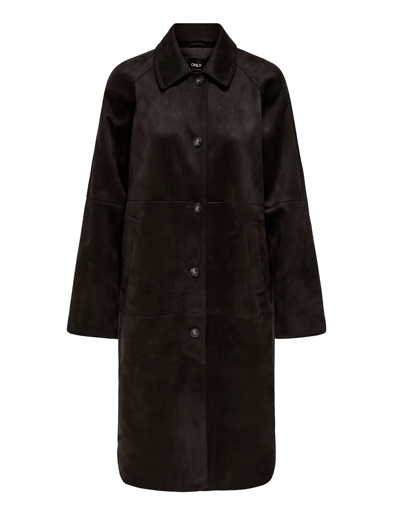 ONLY | Onlcarolina Long Faux Suede Coat Otw | S