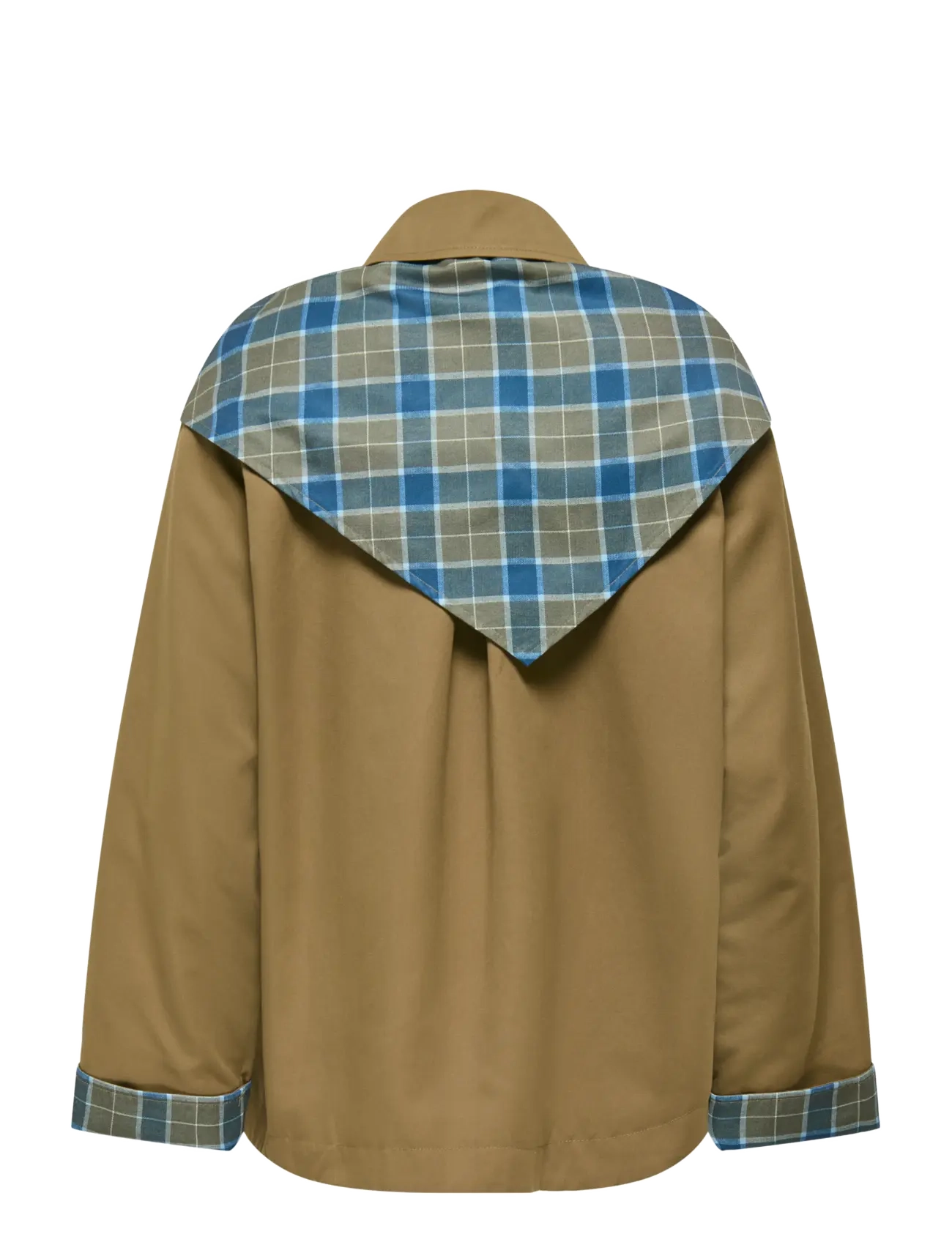 ONLY - ONLZENIA MIX CHECK SCARF JACKET OTW - ermine - 2