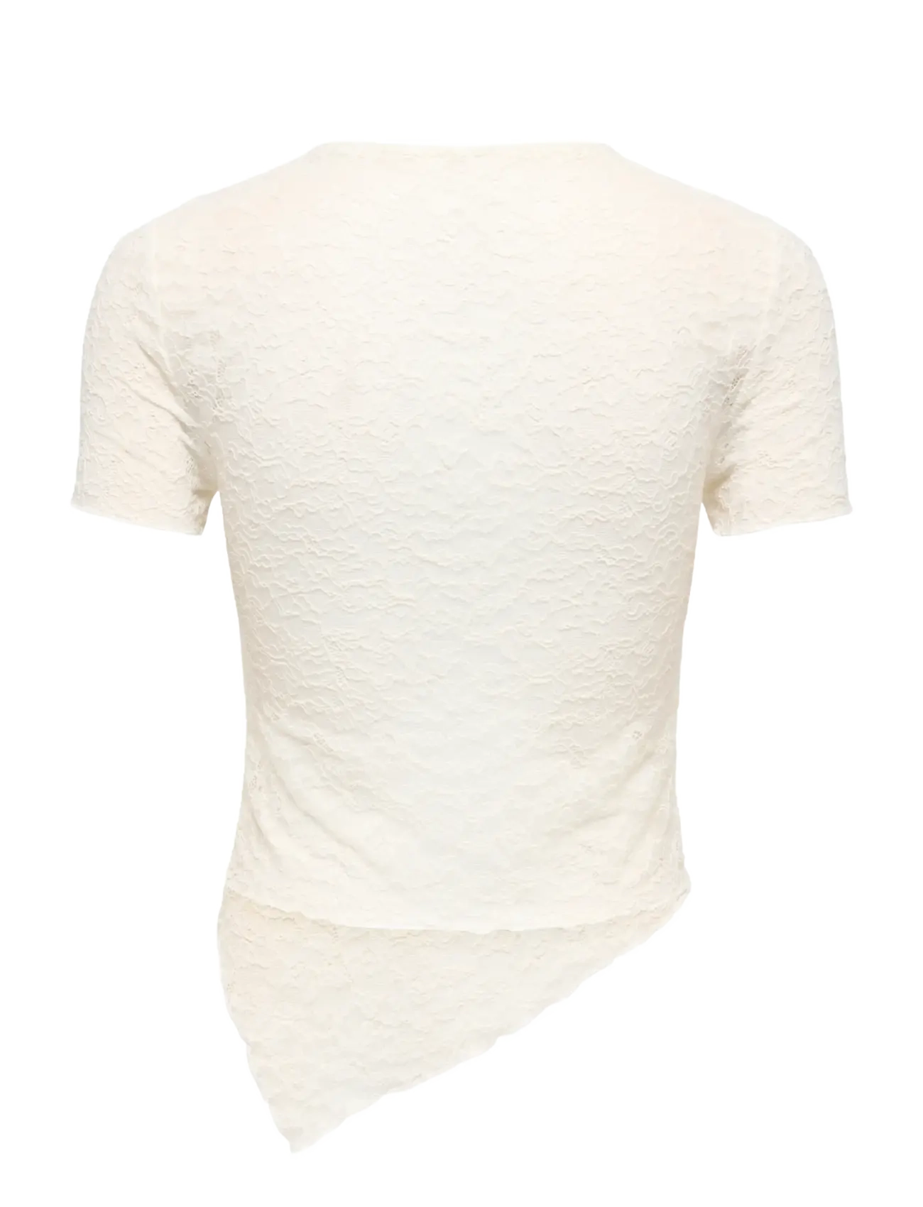 ONLY - ONLLIVA S/S LACE TOP CS JRS - t-shirts - cloud dancer - 2