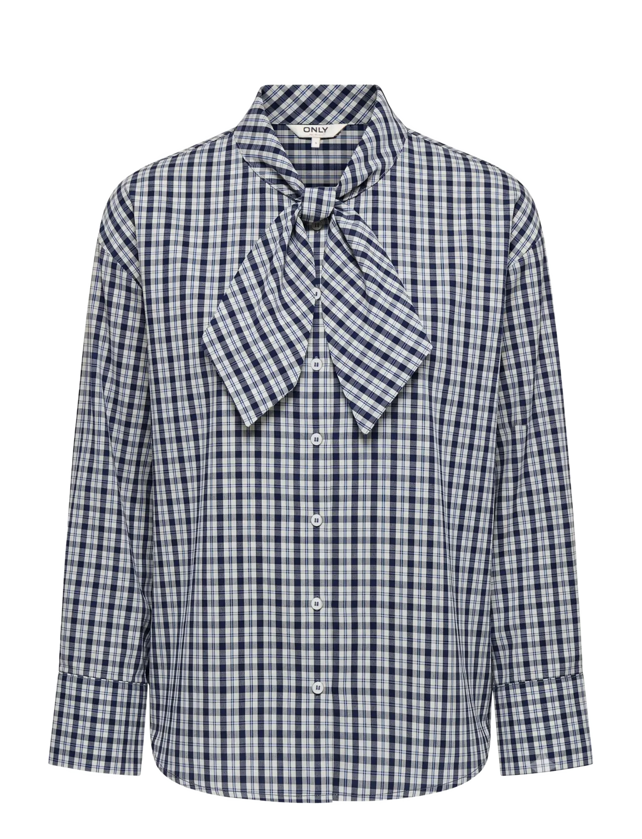 ONLY ONLDISAKO L/S BOW DETAIL SHIRT WVN EX - Tøj - NAVAL ACADEMY / navy