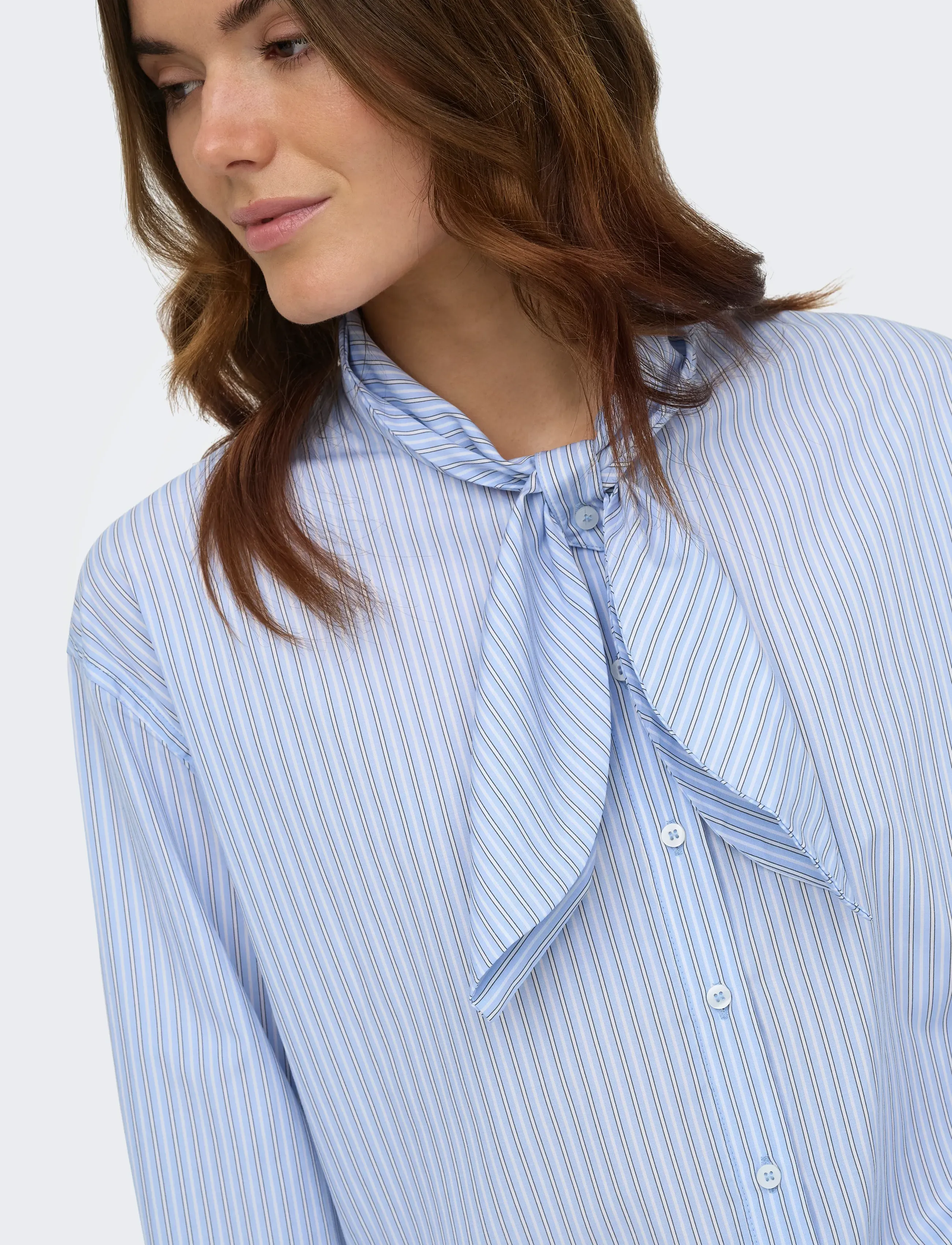 ONLY - ONLDISAKO L/S BOW DETAIL SHIRT WVN EX - marškiniai ilgomis rankovėmis - windsurfer - 5