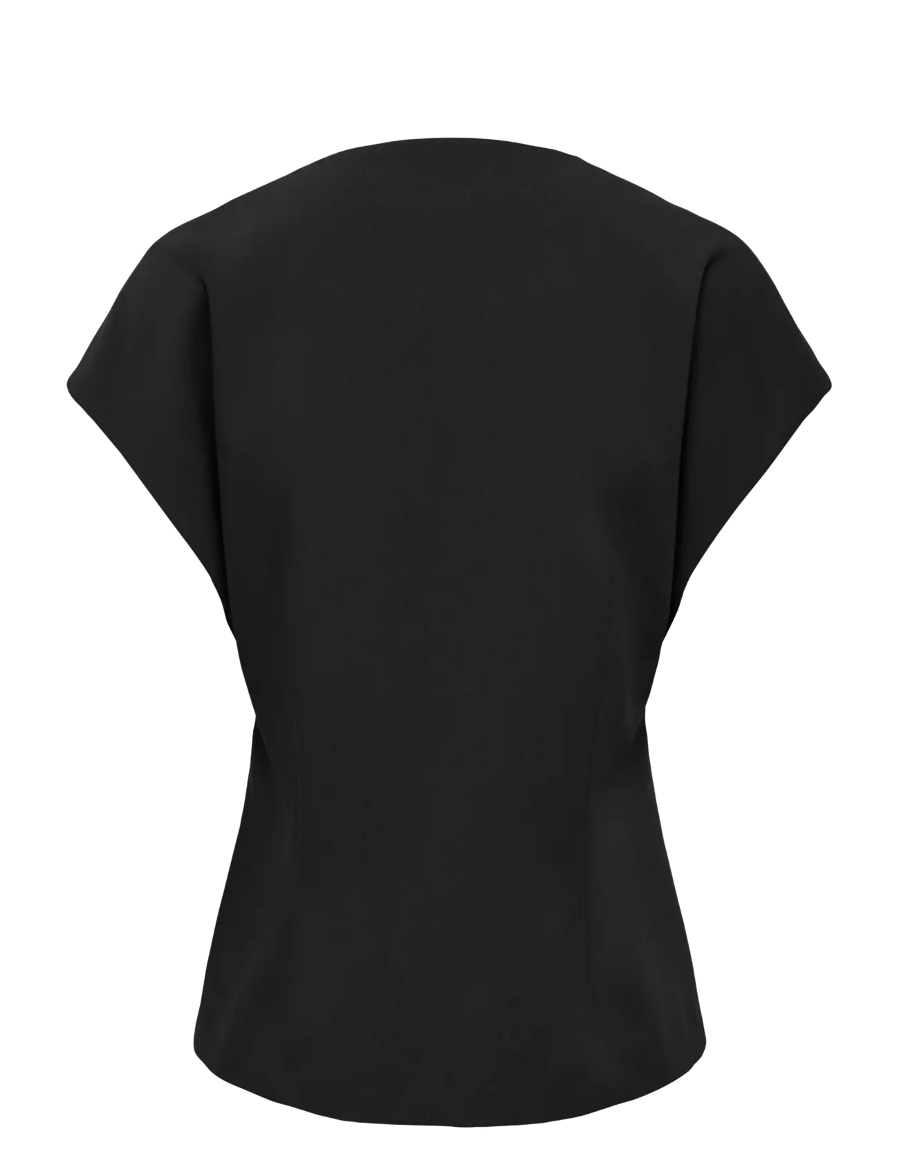 ONLY - ONLYASMINE S/S ASYMMETRIC SHIRT TLR - black - 1