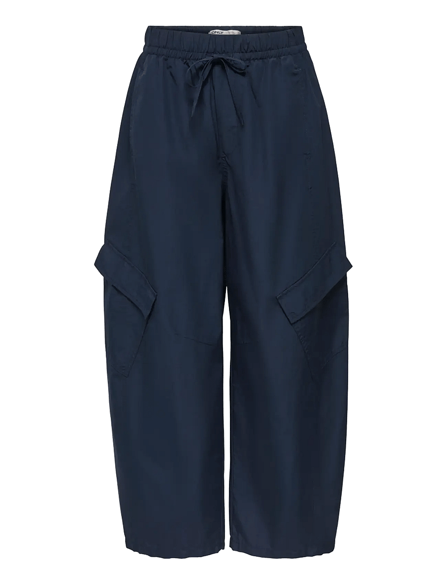 ONLY - ONLAYANA MW ANK BARREL CARGO PANT PNT - cargo-hosen - navy blazer - 0