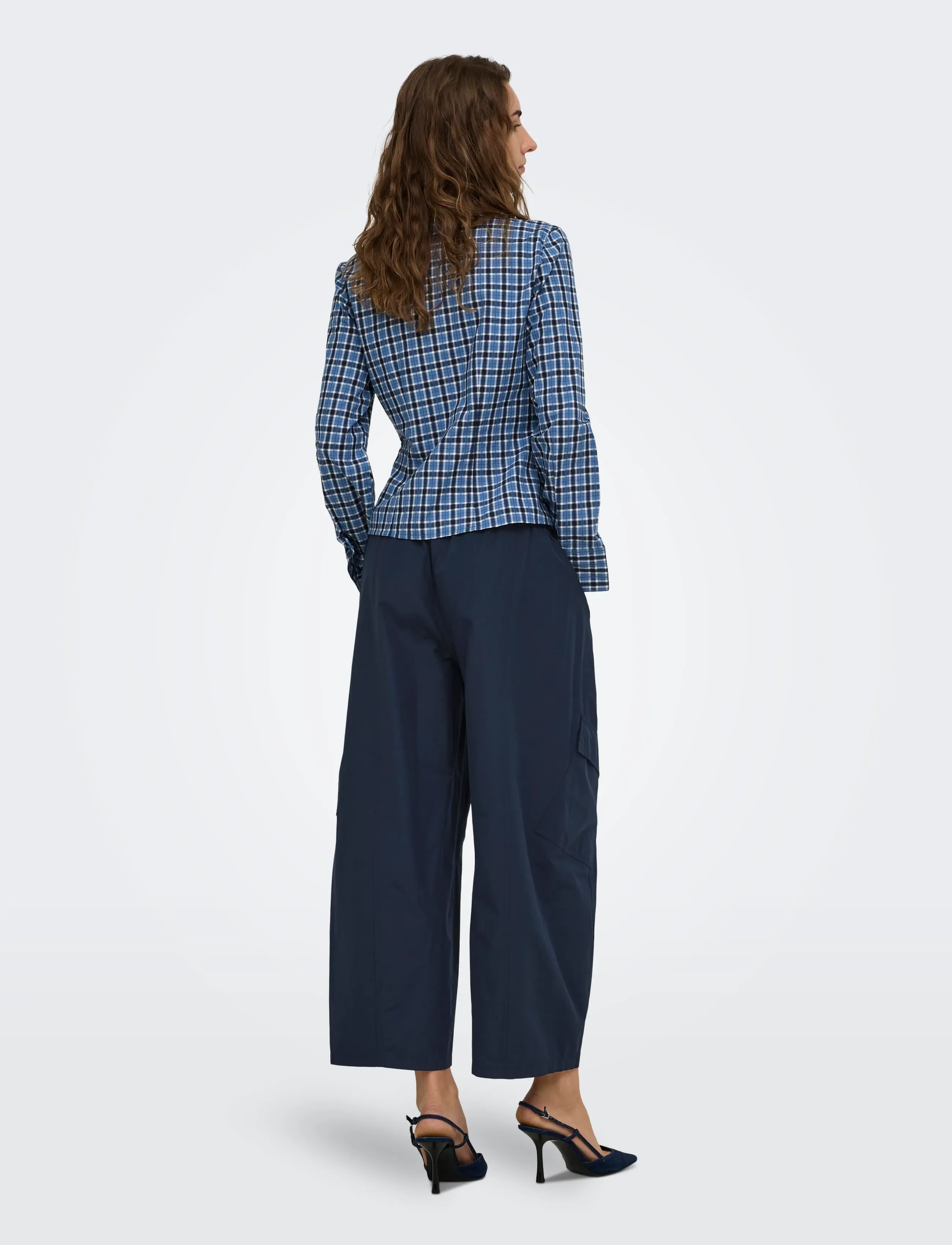 ONLY - ONLAYANA MW ANK BARREL CARGO PANT PNT - die niedrigsten preise - navy blazer - 3