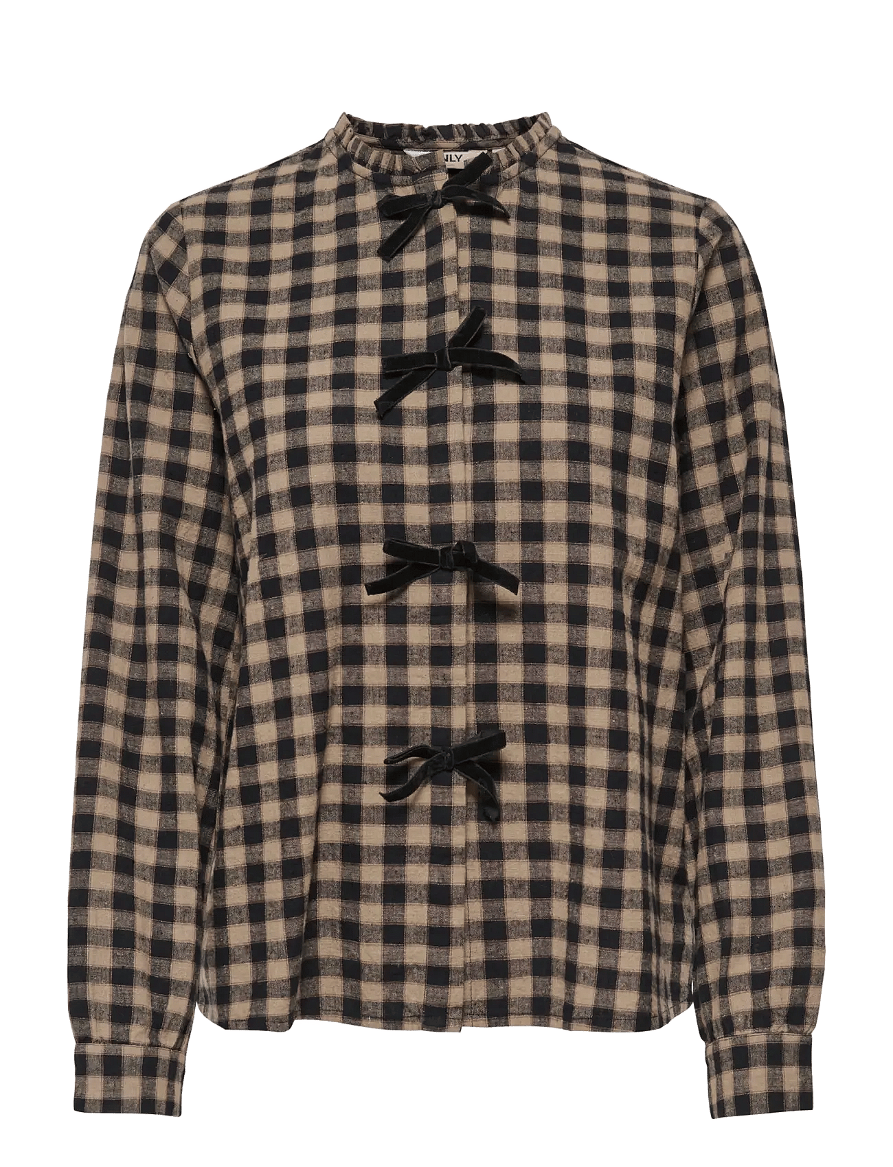 ONLY | Onlfrida Check Bow Detail Shirt Wvn Ex | XS