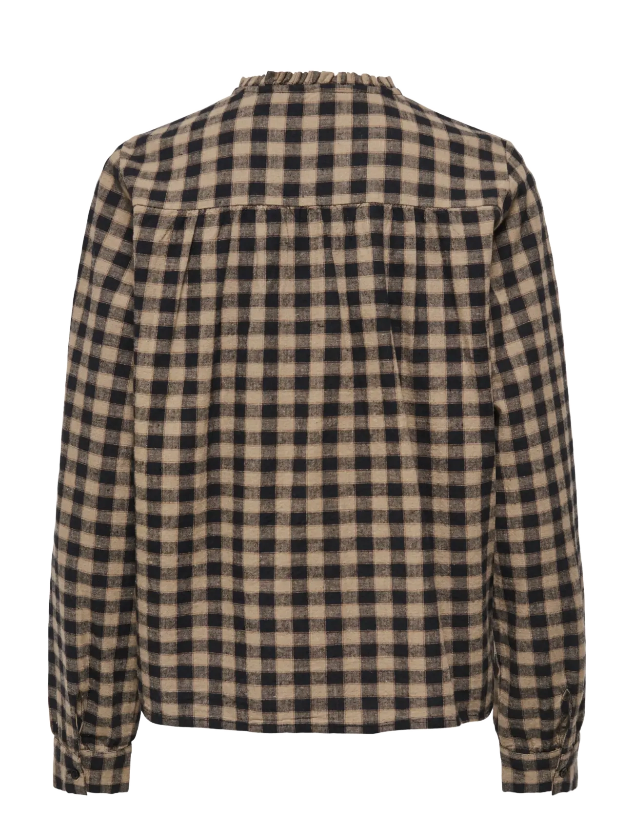 ONLY - ONLFRIDA CHECK BOW DETAIL SHIRT WVN EX - black - 1