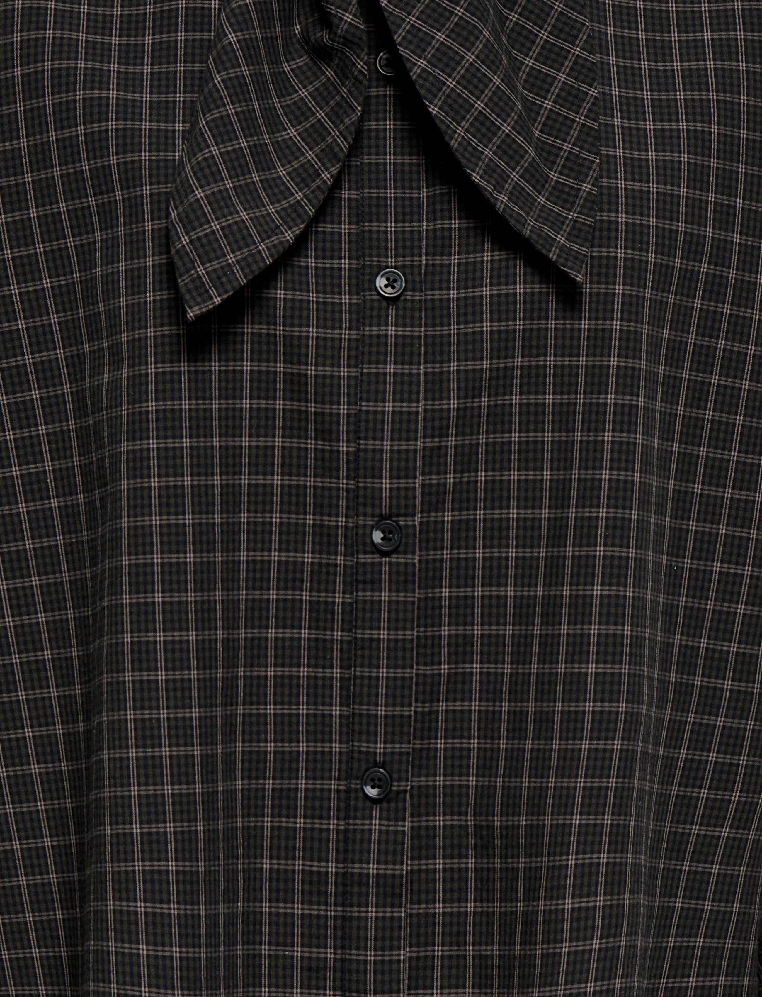 ONLY - ONLMAYA CHECK BOW SHIRT WVN EX - långärmade skjortor - black - 2