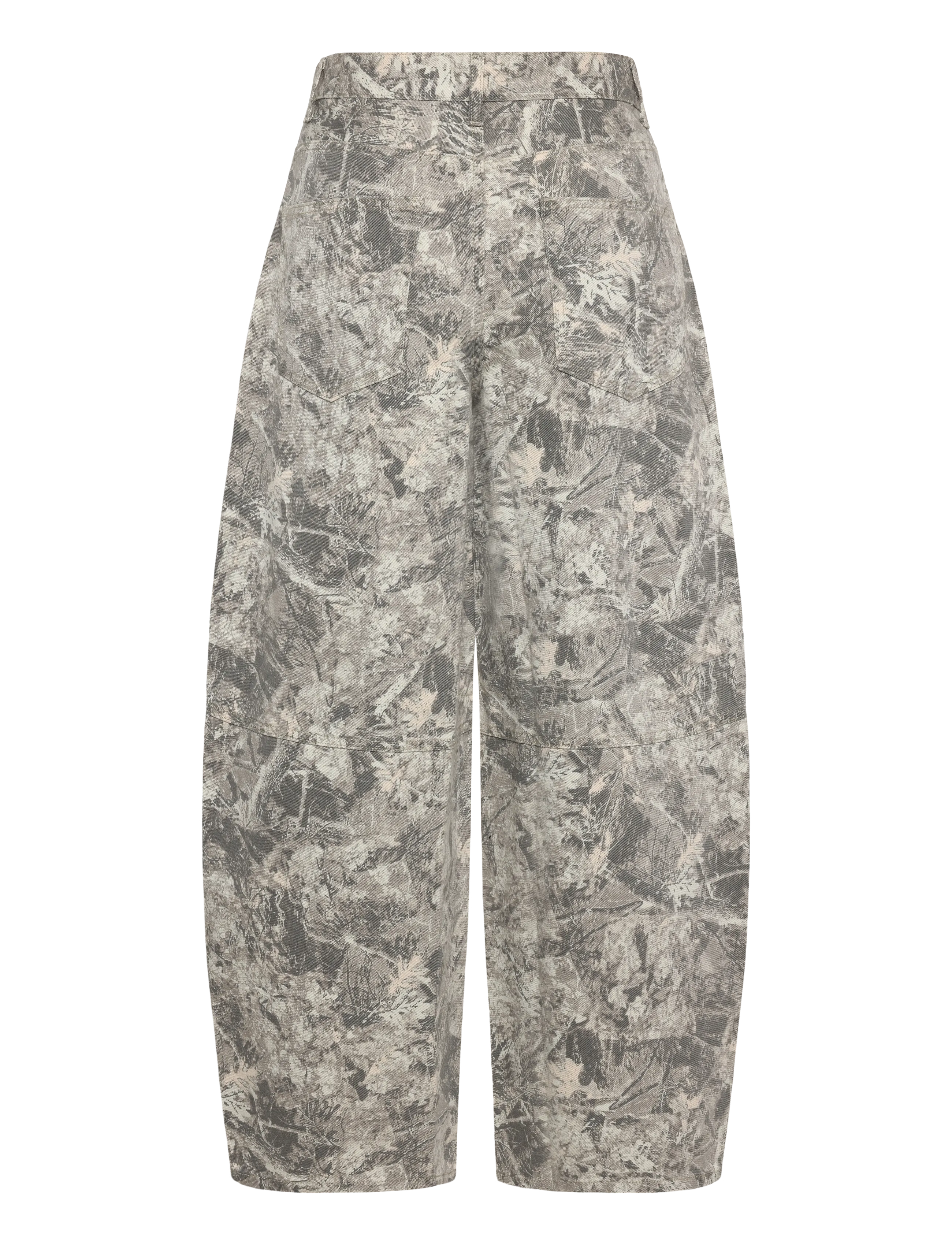 ONLY - ONLTAYLOR-BANU HW CAMO BARREL PANT PNT - barrel-teksad - smokey olive - 2