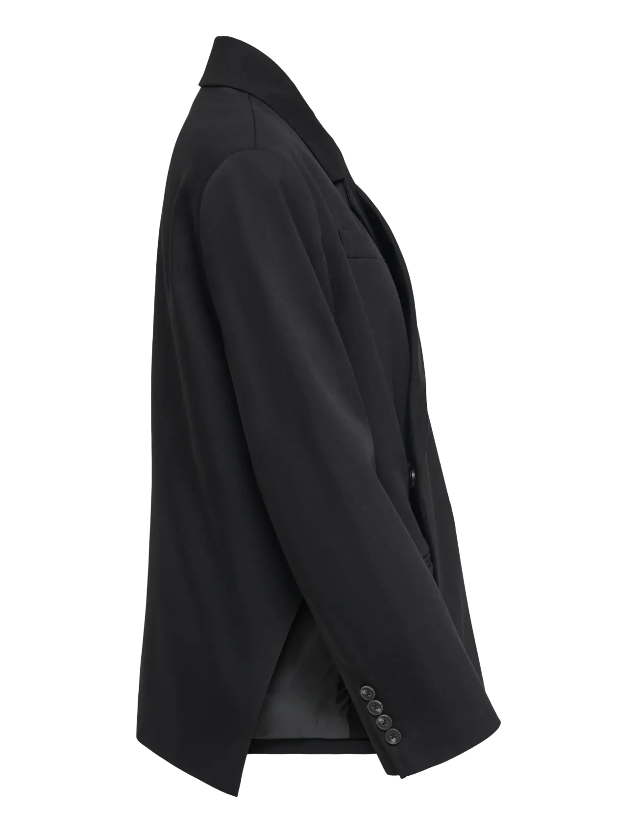 ONLY - ONLCRISTIN L/S OVERSIZE SLIT BLAZER TLR - oversize kavajer - black - 3
