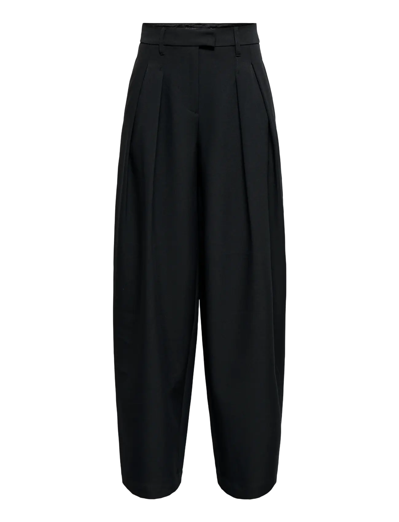 ONLY ONLKIRSY MW PLEAT BARREL PANT TLR - Noor - BLACK / black