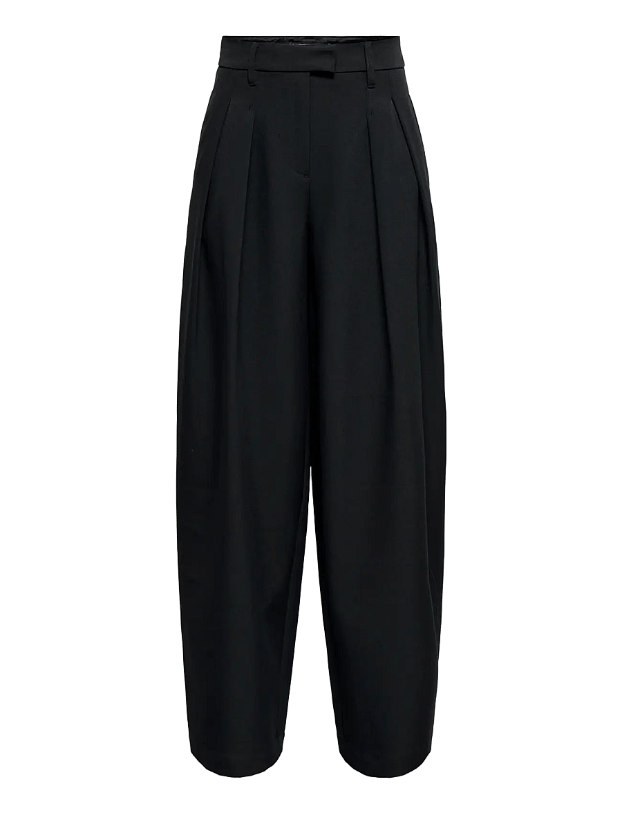 ONLY - ONLKIRSY MW PLEAT BARREL PANT TLR - black - 0