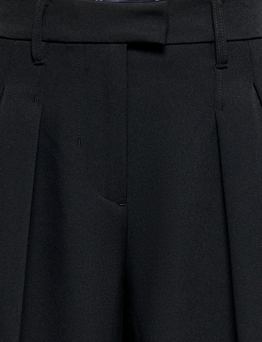 ONLY - ONLKIRSY MW PLEAT BARREL PANT TLR - black - 2