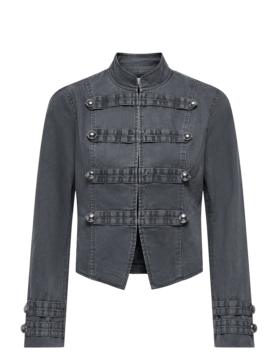 ONLY - ONLSYNNE CANVAS UNIFORM JACKET OTW - utility-jacken - blue graphite - 0
