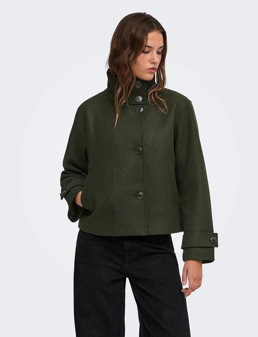ONLY - ONLVELA HIGH NECK JACKET OTW - rosin - 0