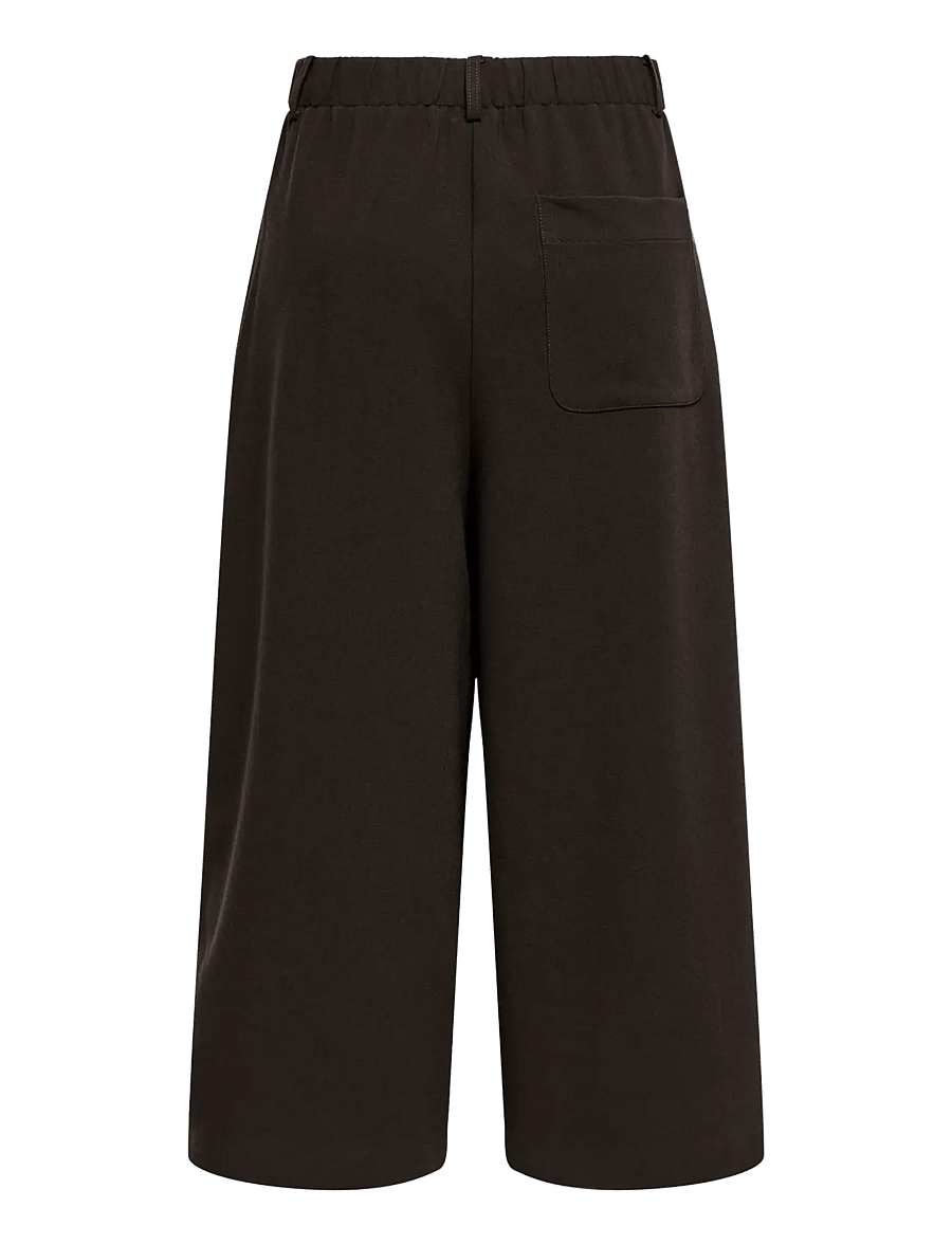 ONLY - ONLLYON WIDE LEG CULOTTE PANT PNT - chocolate torte - 1