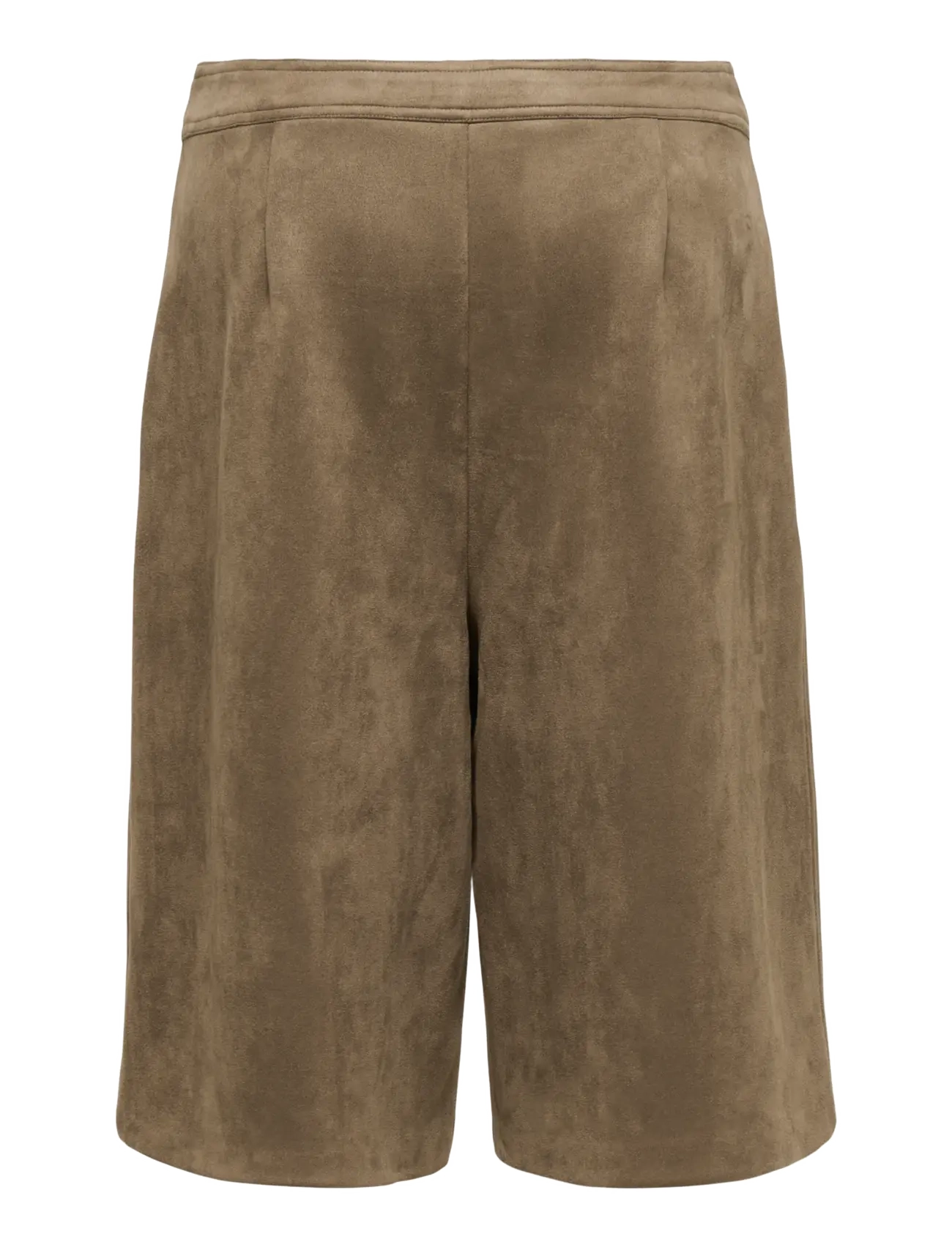 ONLY - ONLSTINA FAUX SUEDE BERMUDA SHORTS PNT - bermudashorts - bronze brown - 1