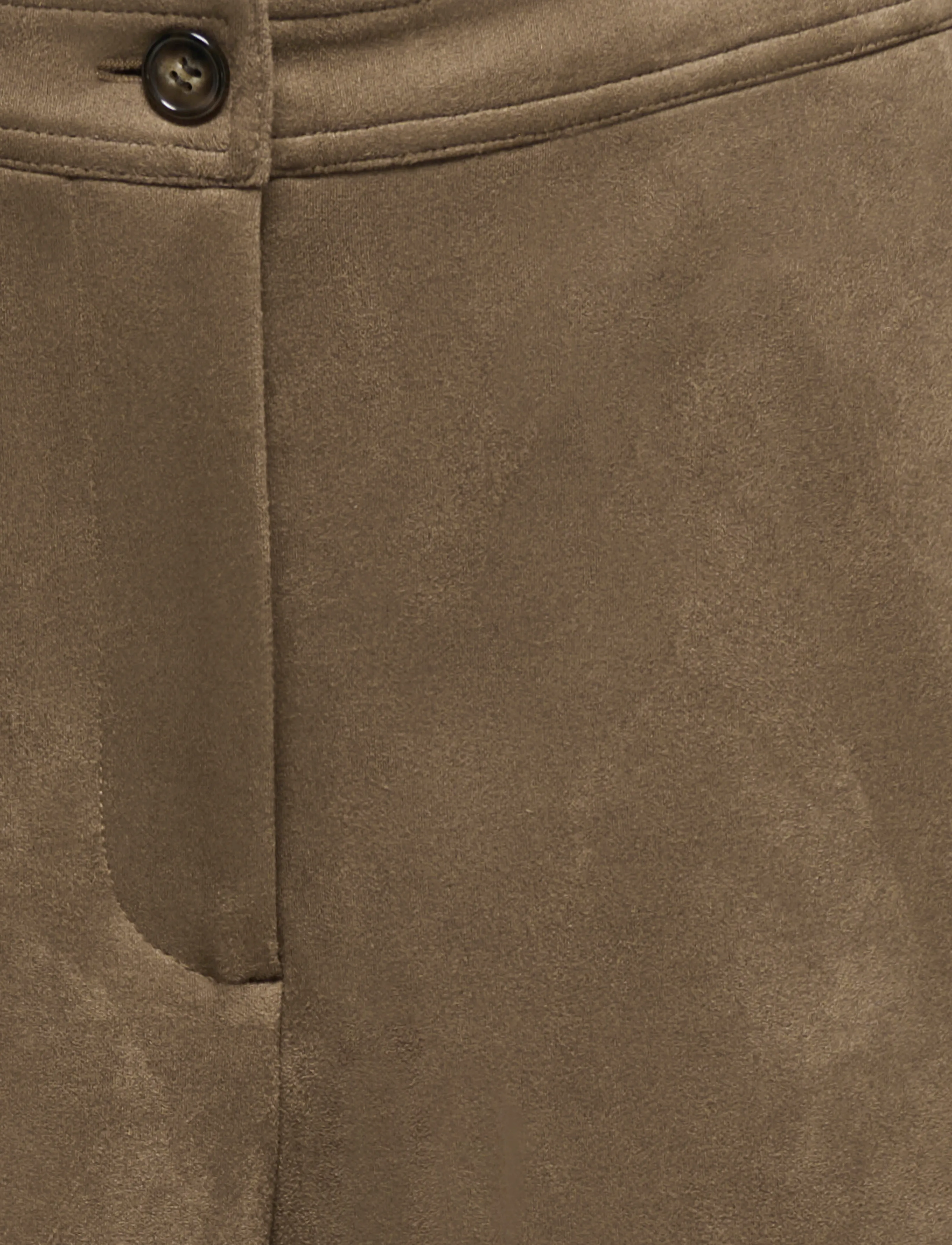 ONLY - ONLSTINA FAUX SUEDE BERMUDA SHORTS PNT - bermudashorts - bronze brown - 2