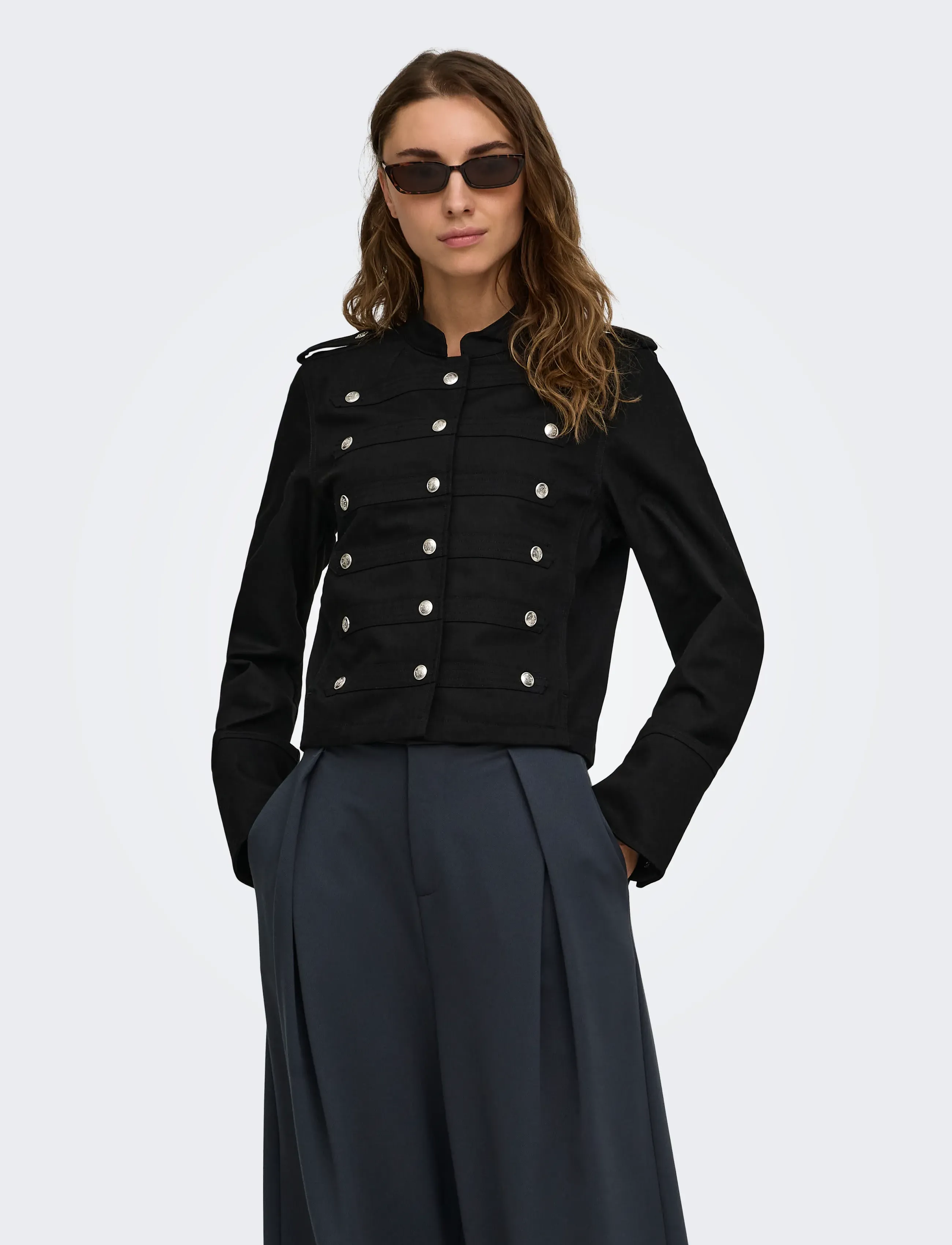 ONLY ONLMACHA NAPOLEON JACKET OTW - ONLY - BLACK / black